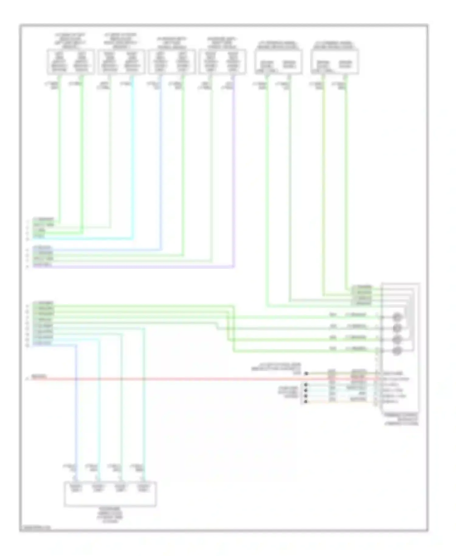 Charger Dodge V (2005-2010): Supplemental restraints circuit (2 of 2)