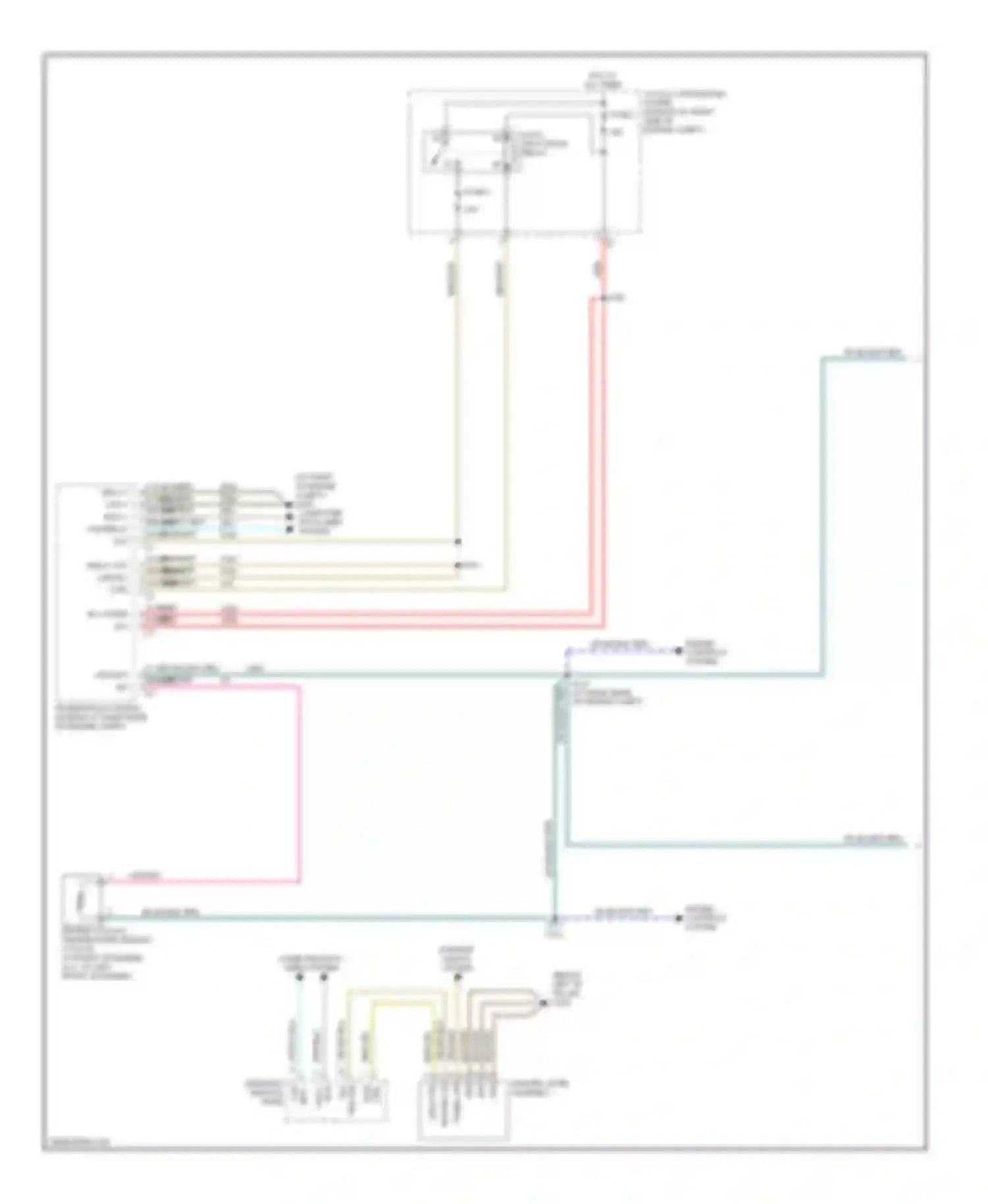 Charger Dodge V (2005-2010): Transmission circuit, 4 speed (1 of 2)