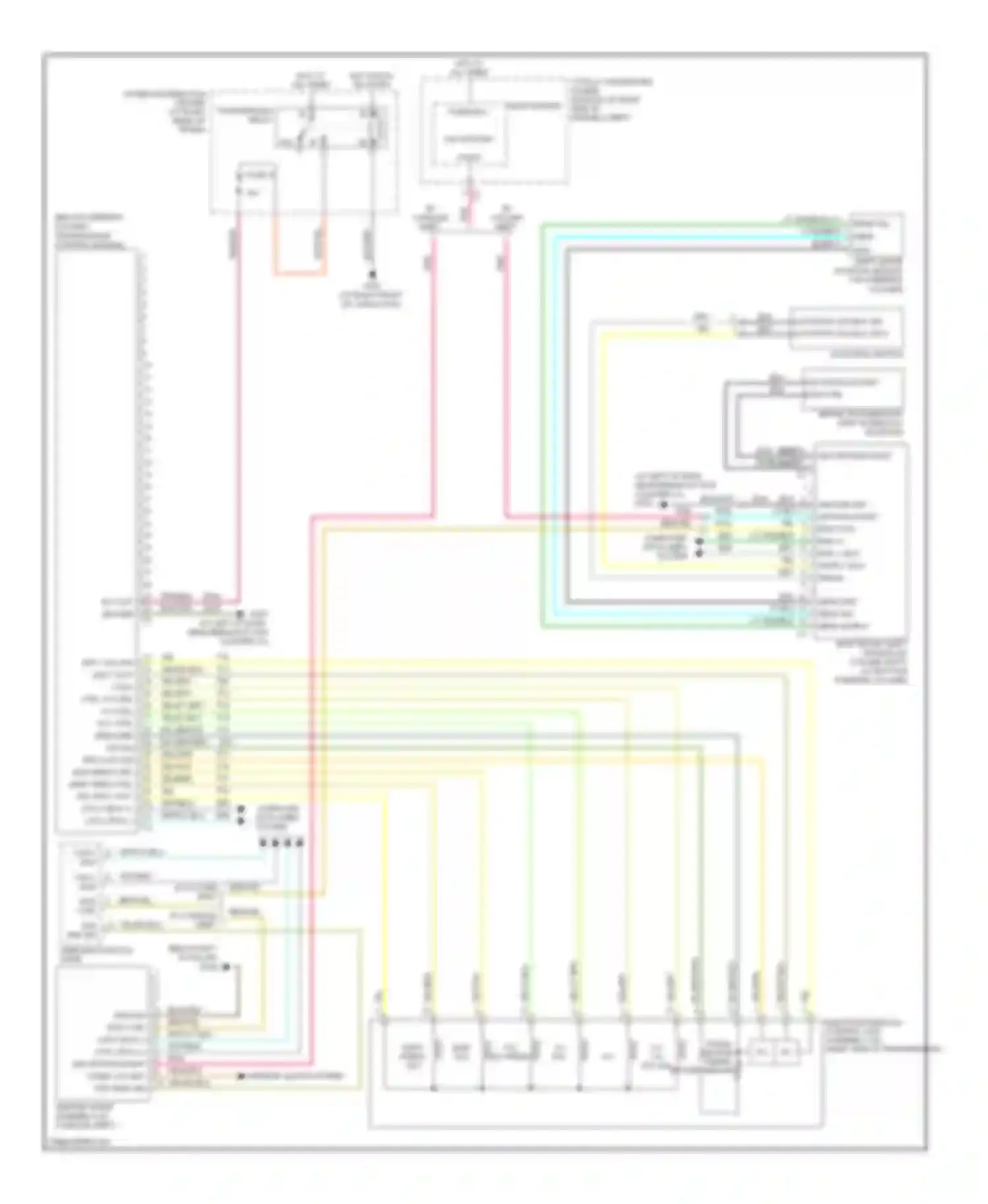 Charger Dodge V (2005-2010): Transmission circuit, 5 speed