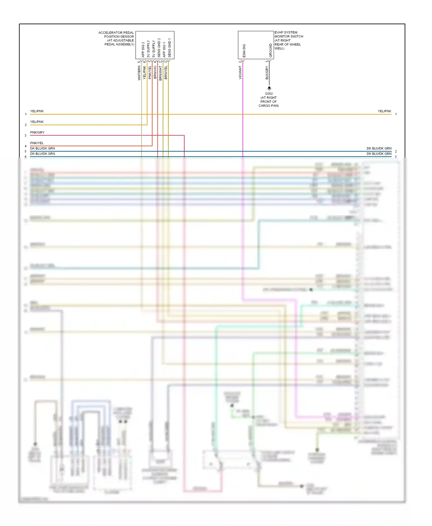 Dodge Charger V (2005-2010) computer data lines system wiring diagram  (7 of 48)