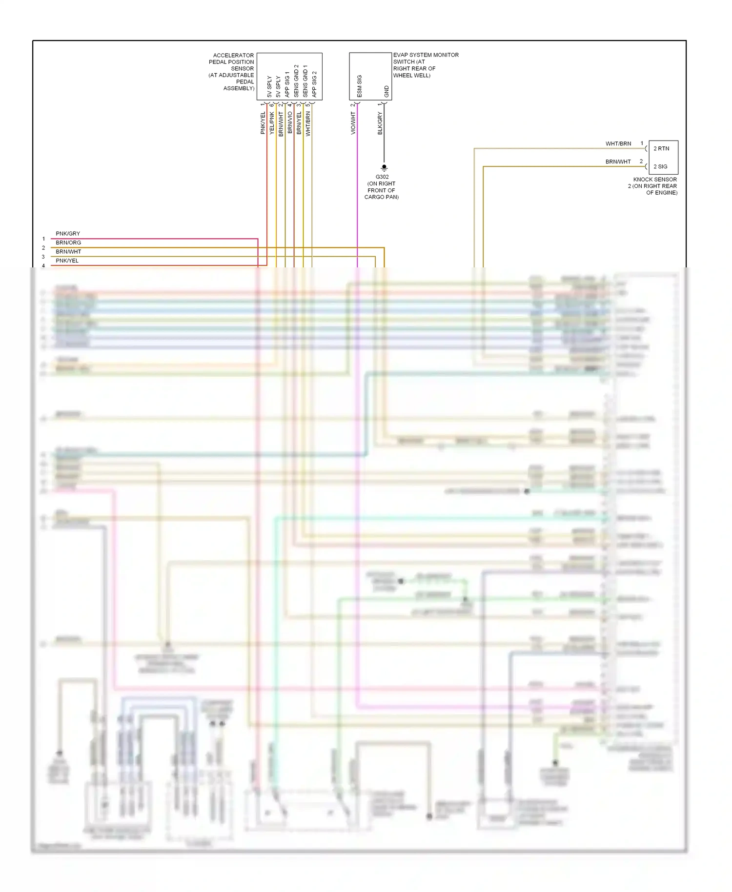 Dodge Charger V (2005-2010) computer data lines system wiring diagram  (9 of 48)