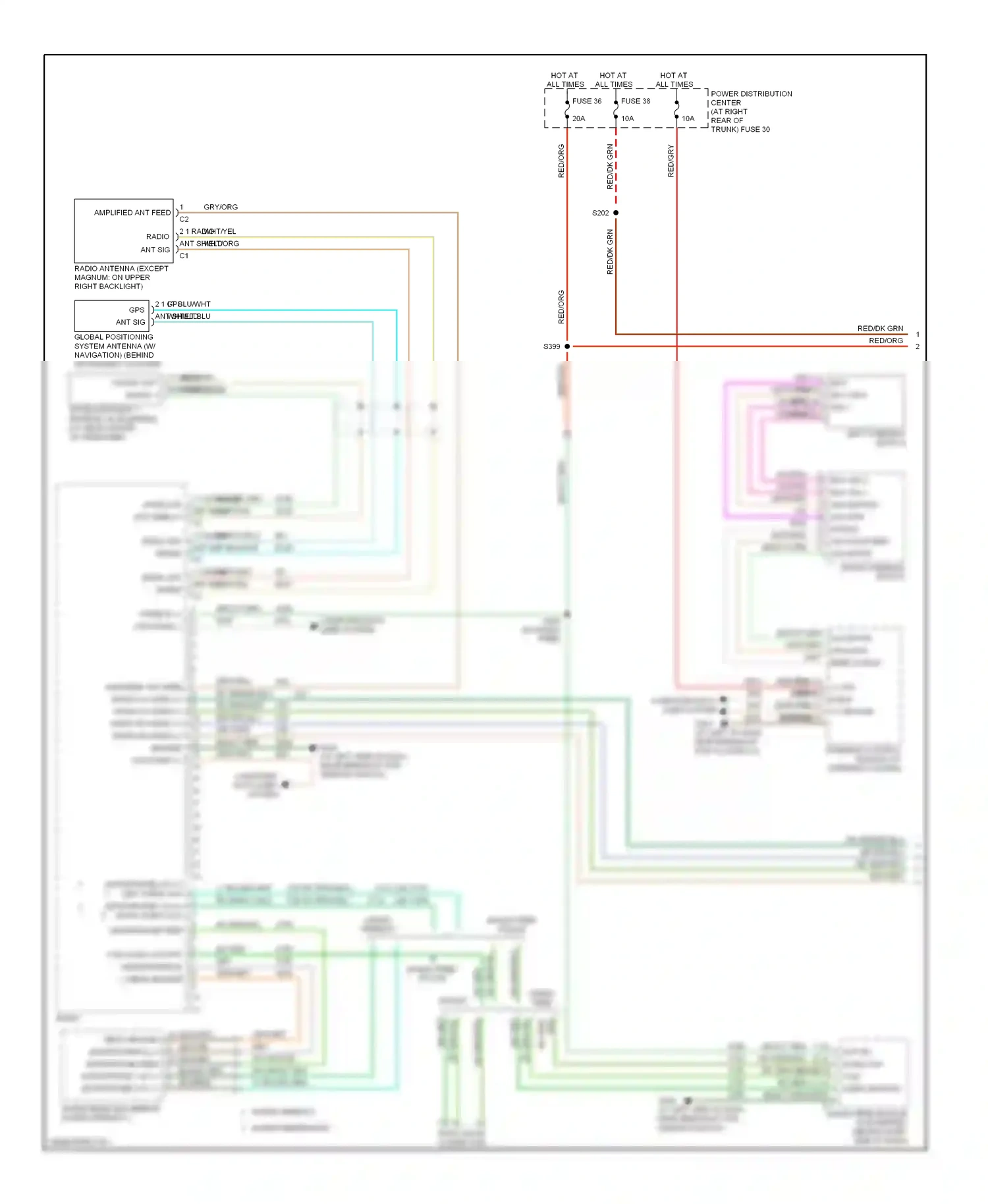 Dodge Charger V (2005-2010) computer data lines system wiring diagram  (35 of 48)