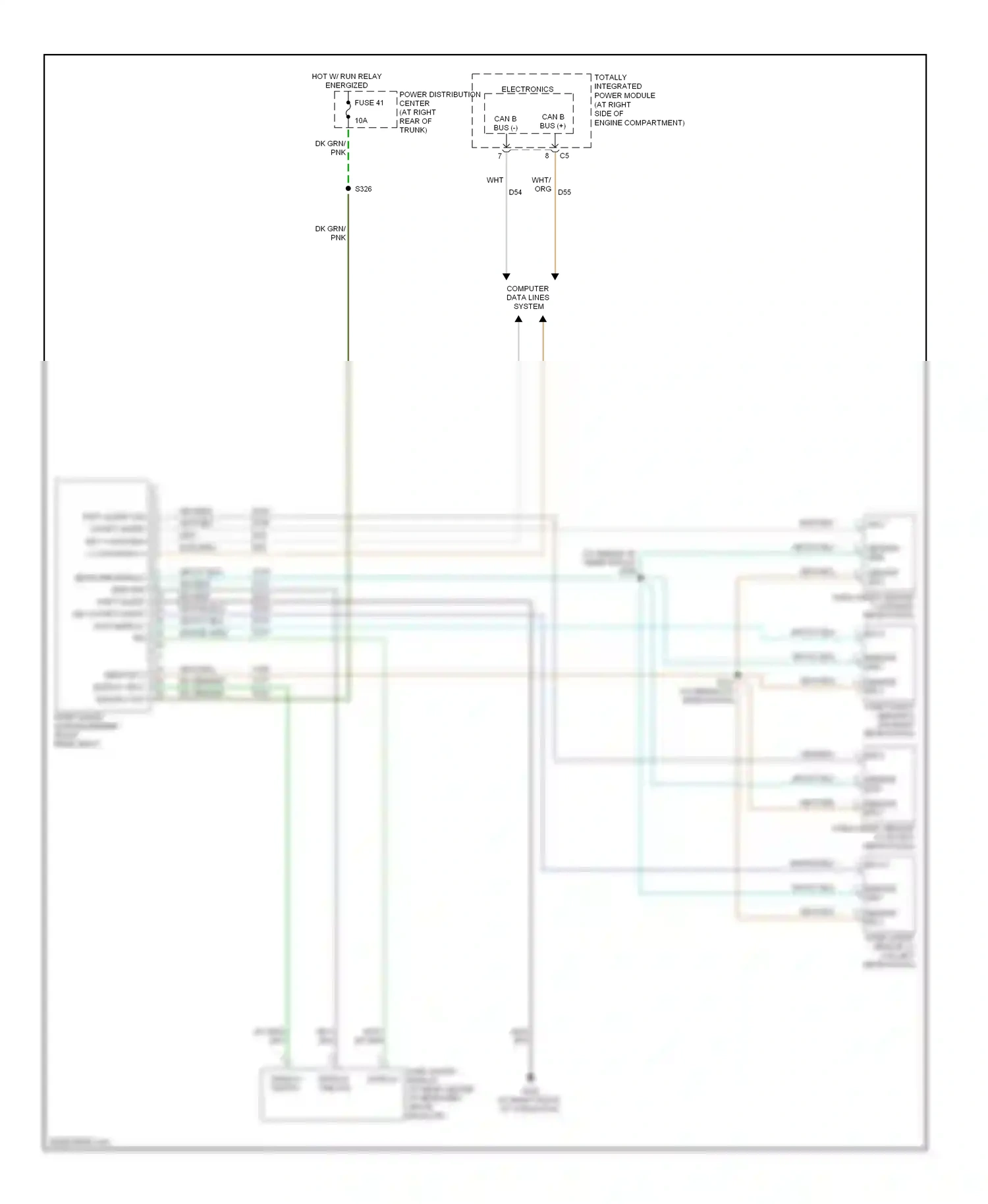 Dodge Charger V (2005-2010) electronics wiring diagram  (8 of 19)