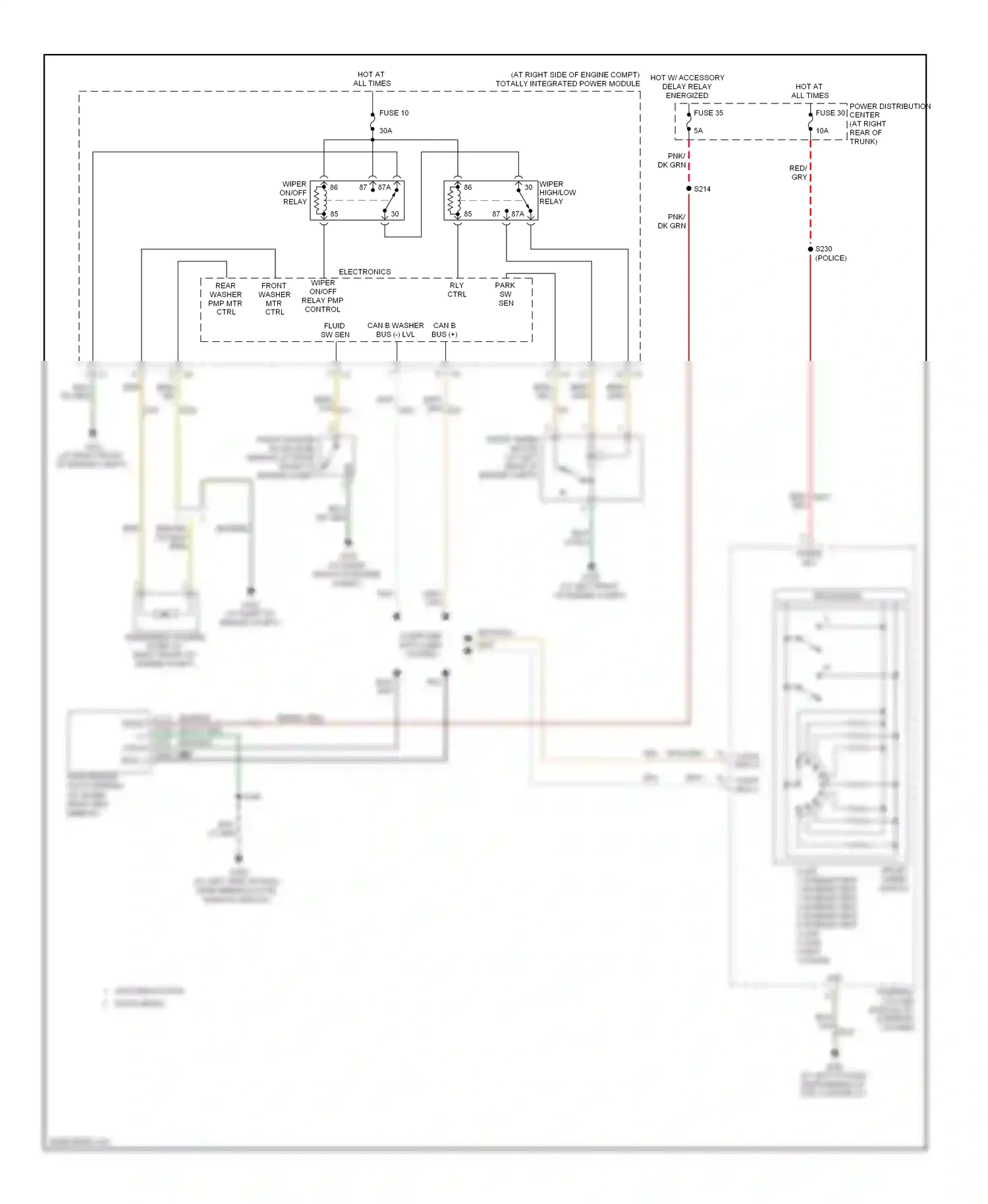 Dodge Charger V (2005-2010) processor wiring diagram  (5 of 5)