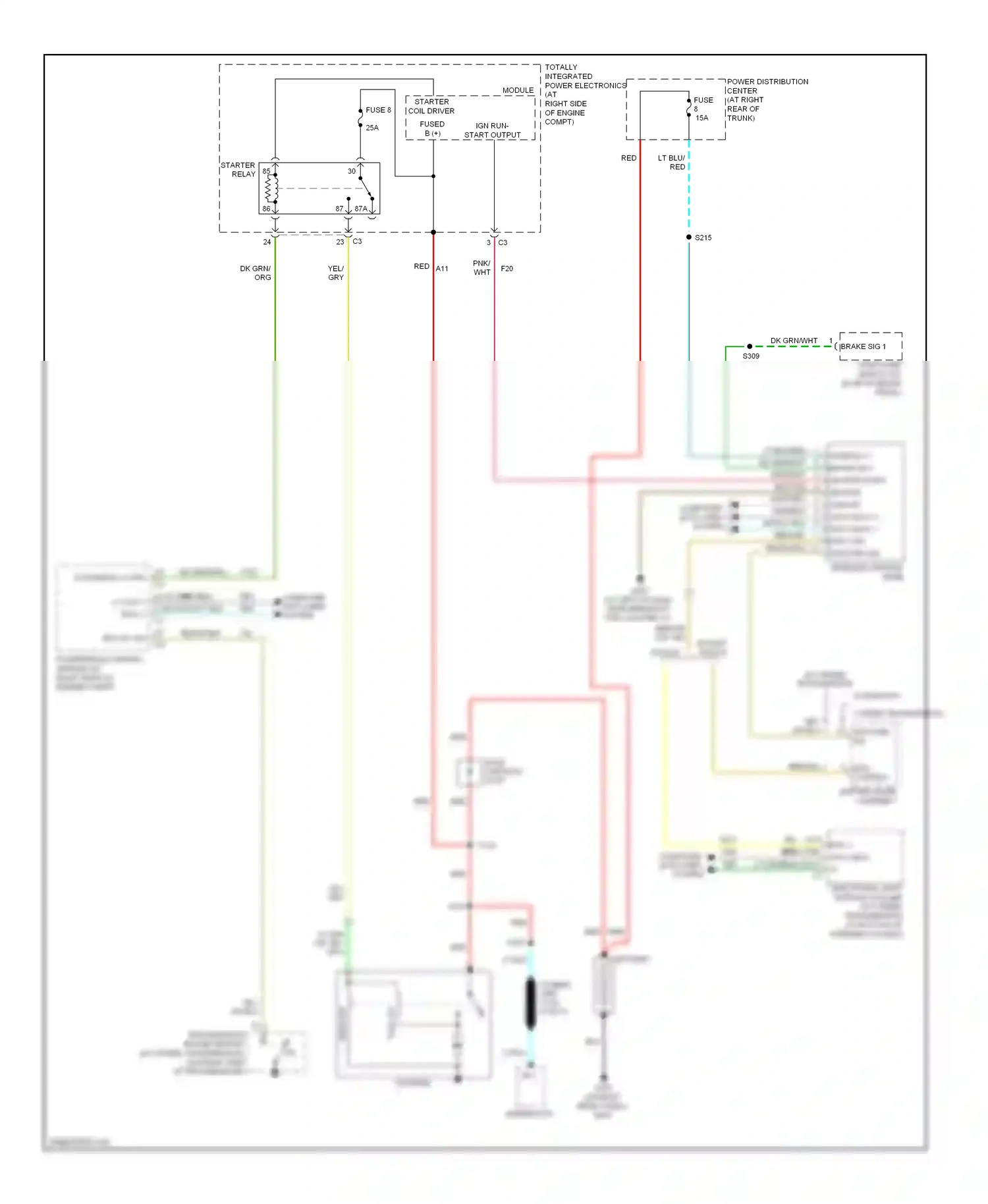 Dodge Charger V (2005-2010) wireless ignition node wiring diagram  (7 of 10)