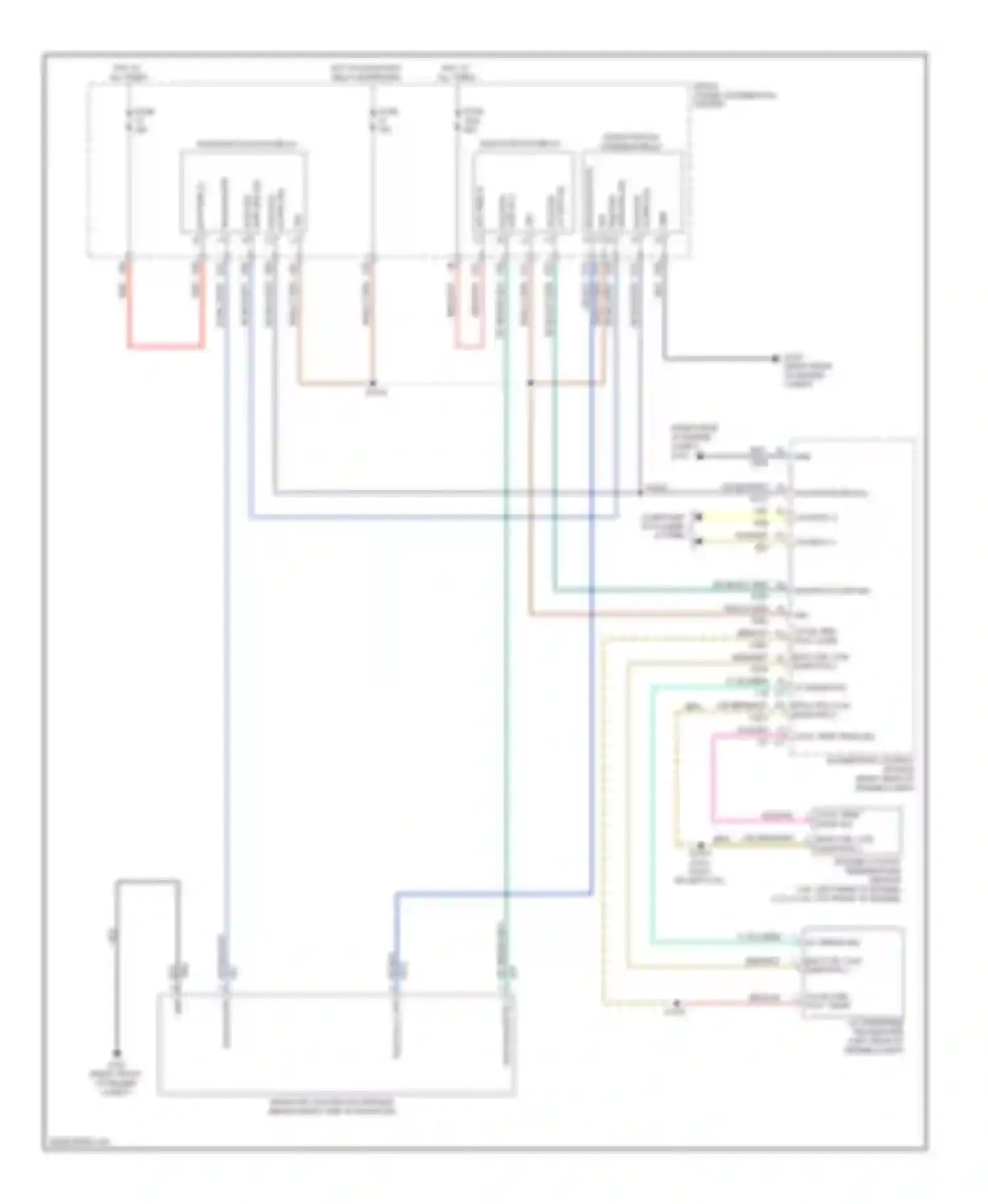 Charger Dodge VI (2010-2014): Cooling fan circuit