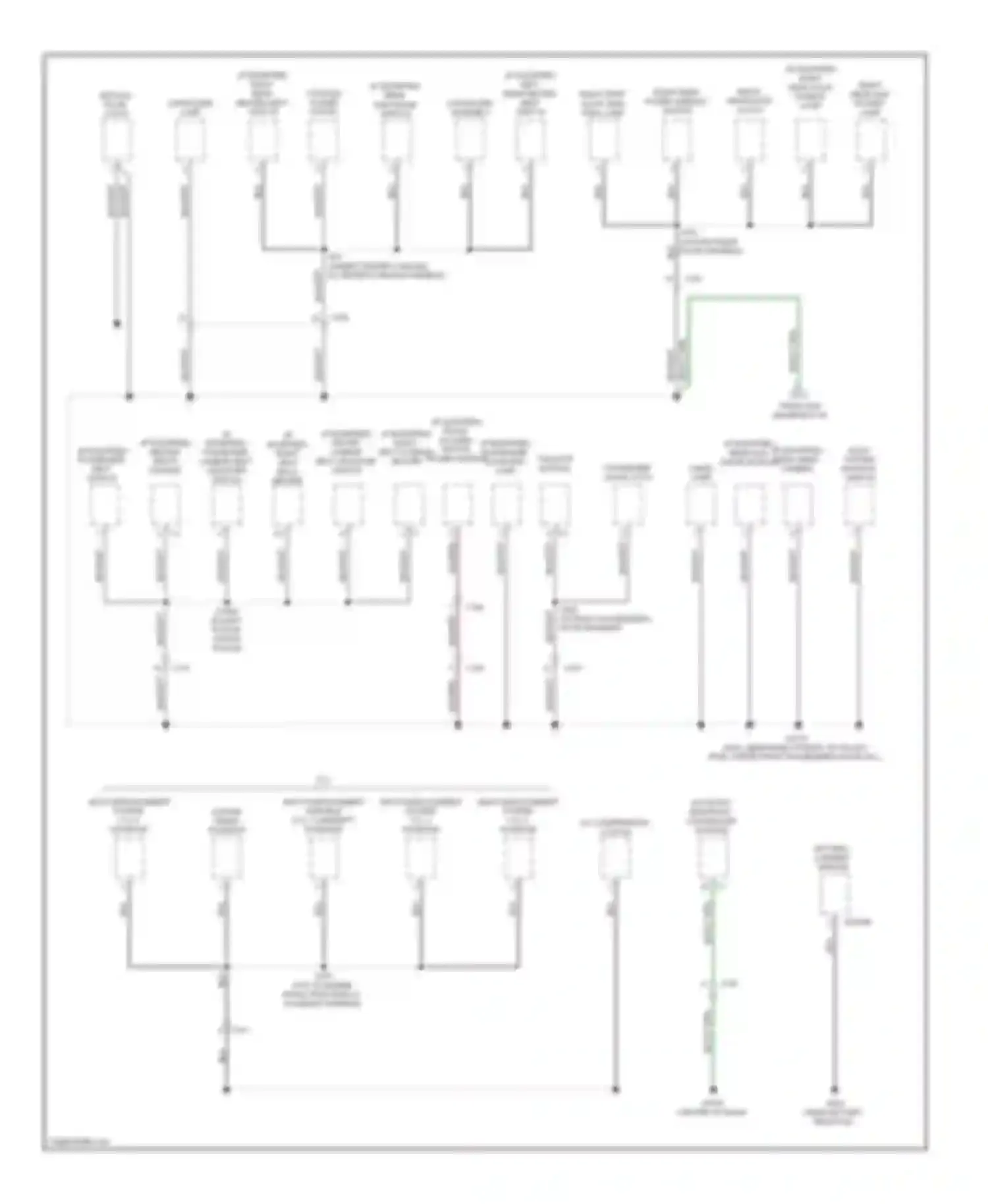 Charger Dodge VI (2010-2014): Ground distribution circuit (4 of 5)