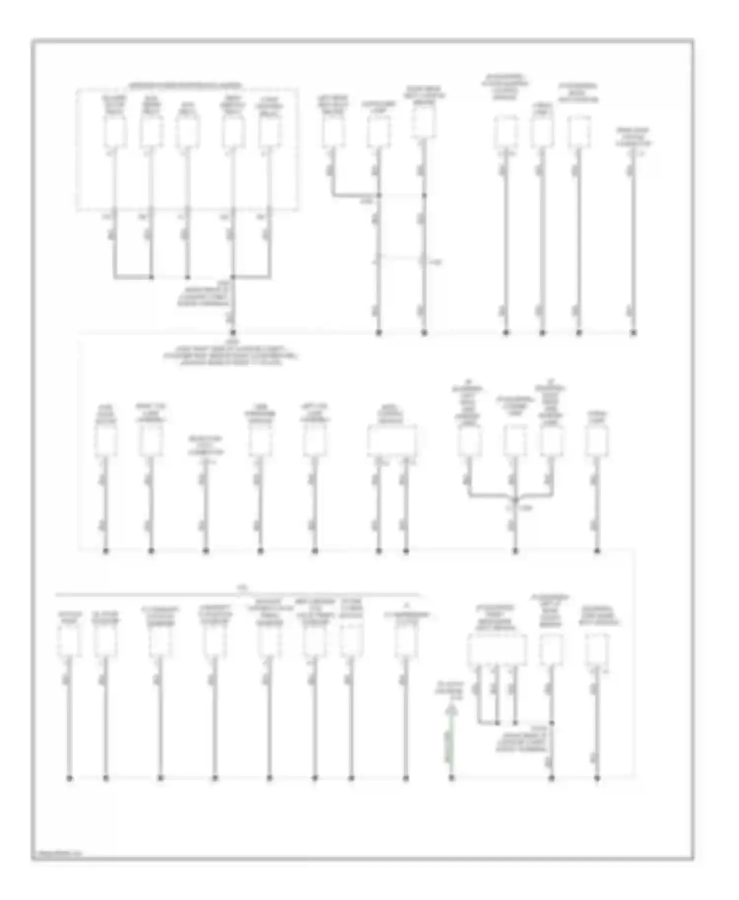 Charger Dodge VI (2010-2014): Ground distribution circuit (5 of 5)