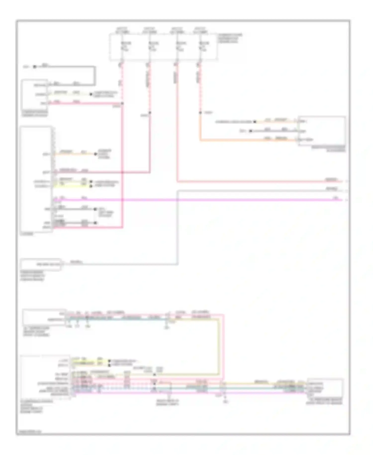 Charger Dodge VI (2010-2014): Instrument cluster circuit (1 of 2)