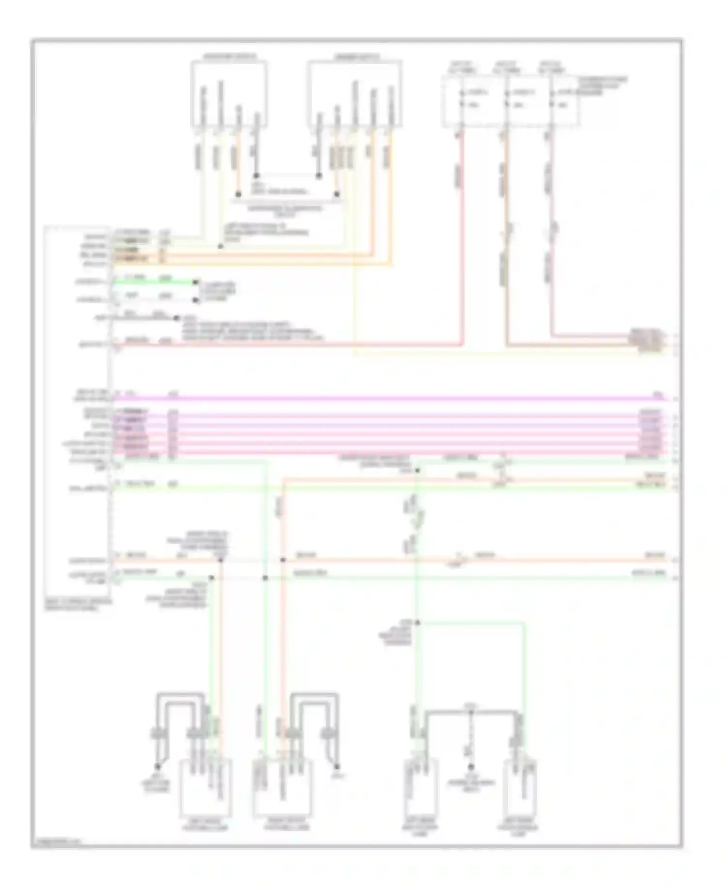 Charger Dodge VI (2010-2014): Courtesy lamps circuit (1 of 3)