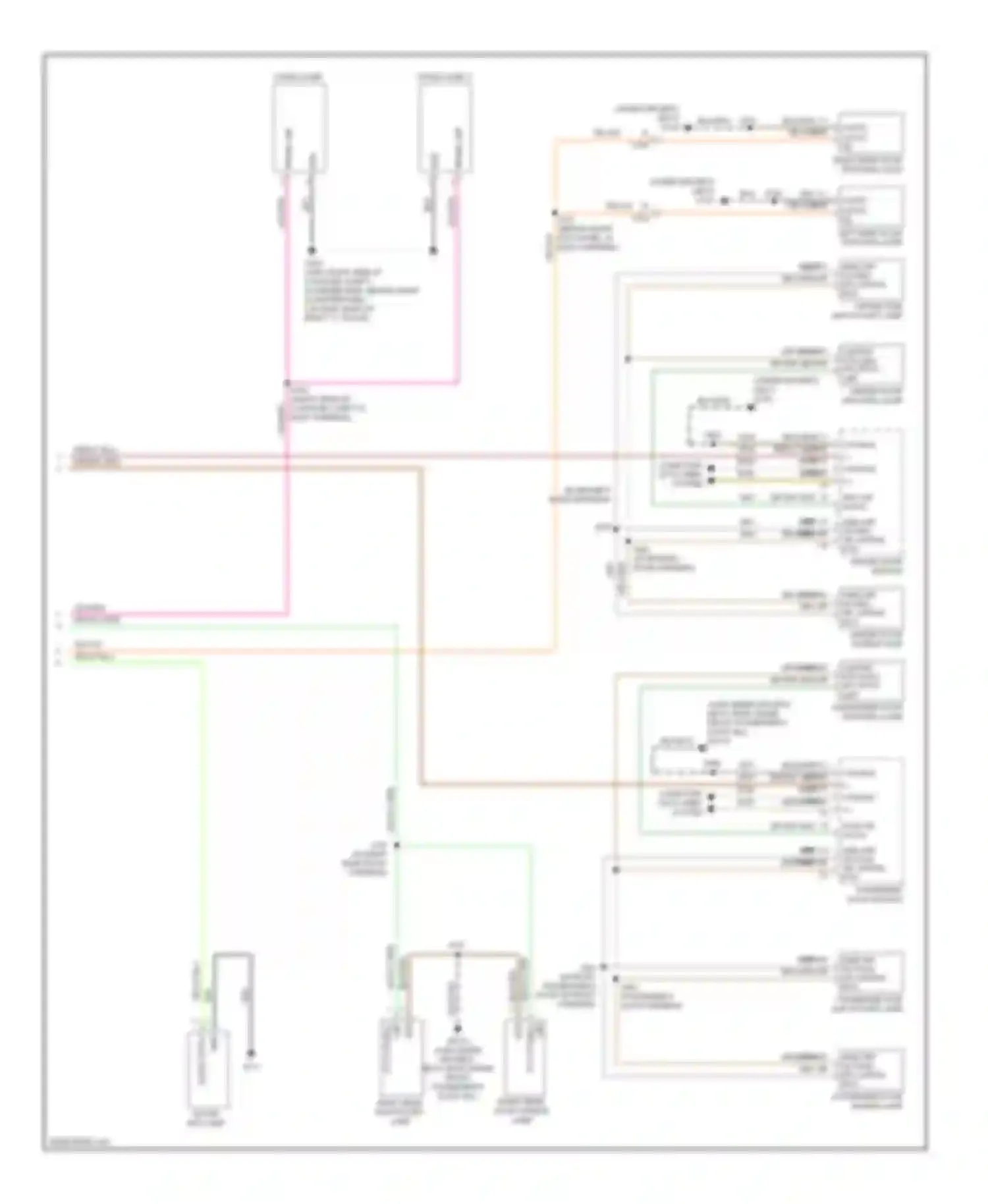 Charger Dodge VI (2010-2014): Courtesy lamps circuit (3 of 3)