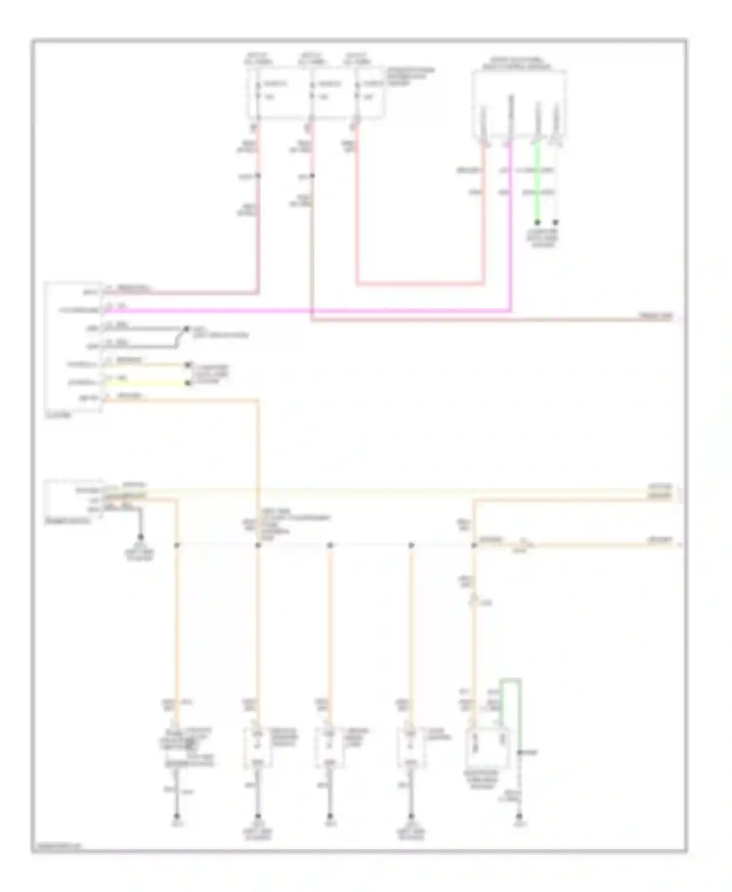Charger Dodge VI (2010-2014): Instrument illumination circuit (1 of 2)
