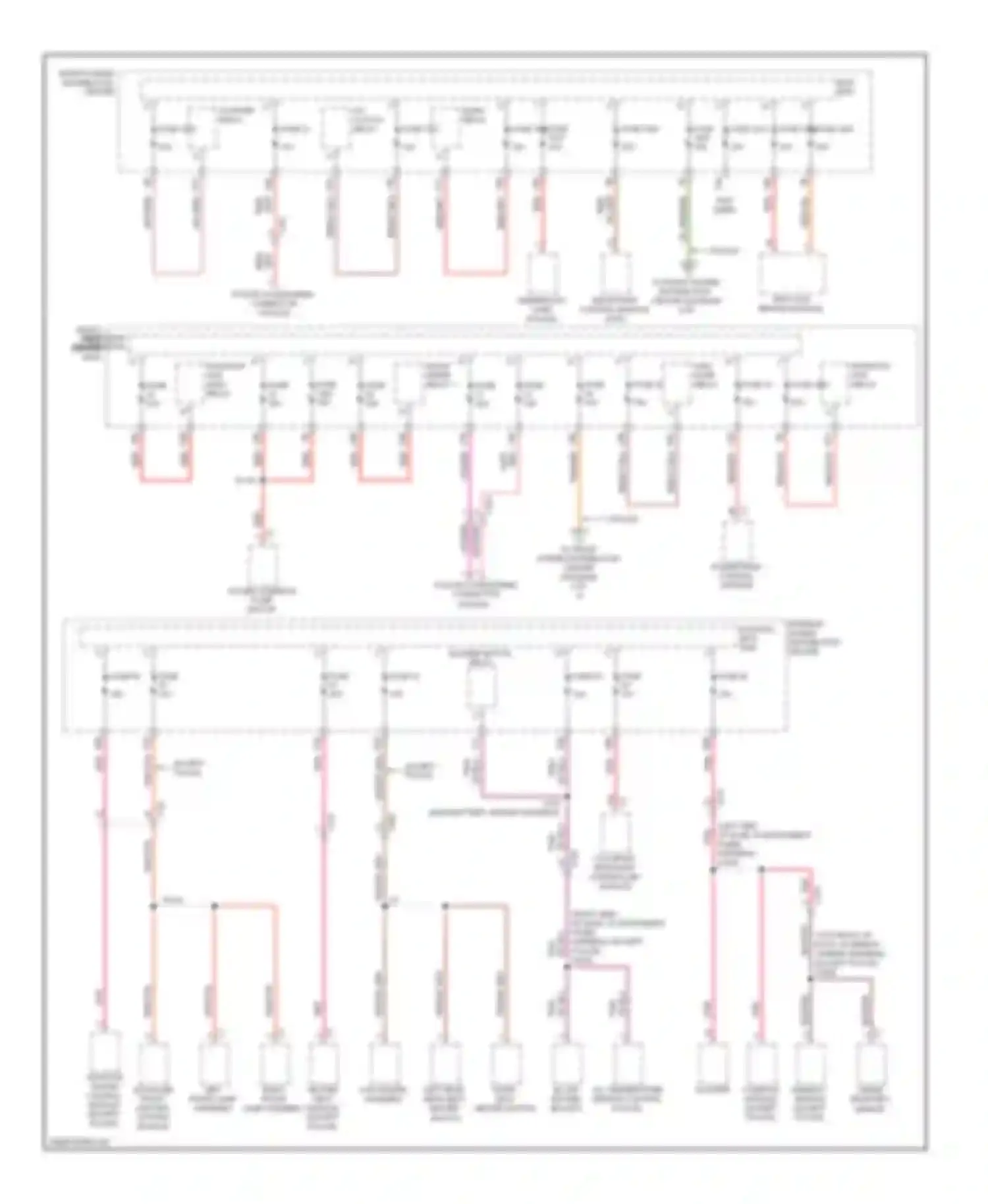 Charger Dodge VI (2010-2014): Power distribution circuit (3 of 4)