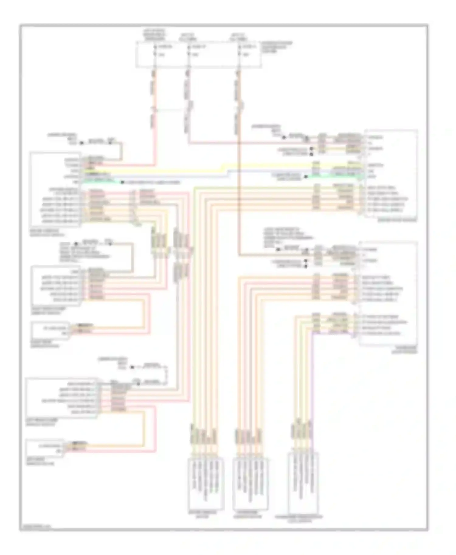 Charger Dodge VI (2010-2014): Power windows circuit