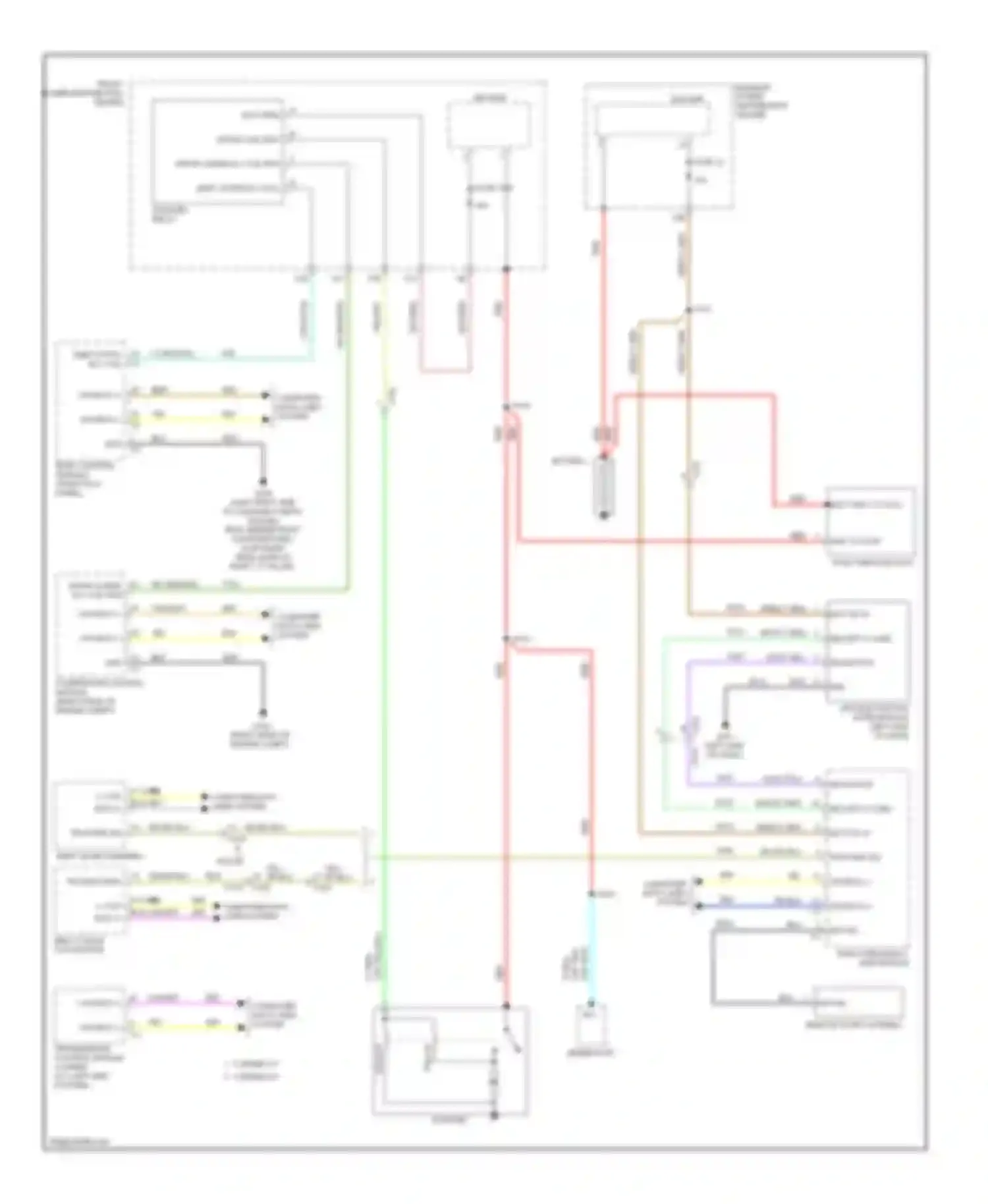 Charger Dodge VI (2010-2014): Starting circuit