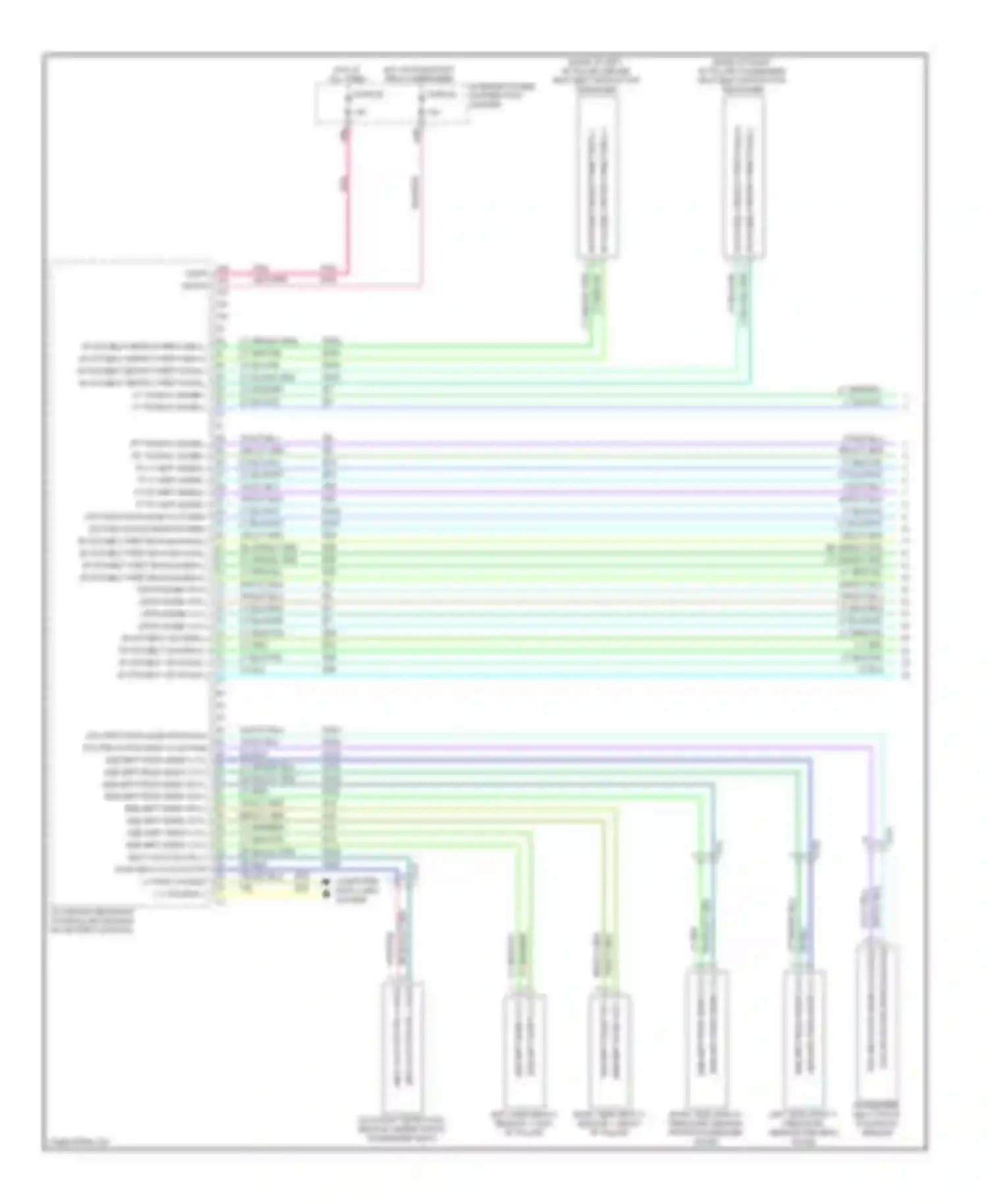 Charger Dodge VI (2010-2014): Supplemental restraints circuit (1 of 3)