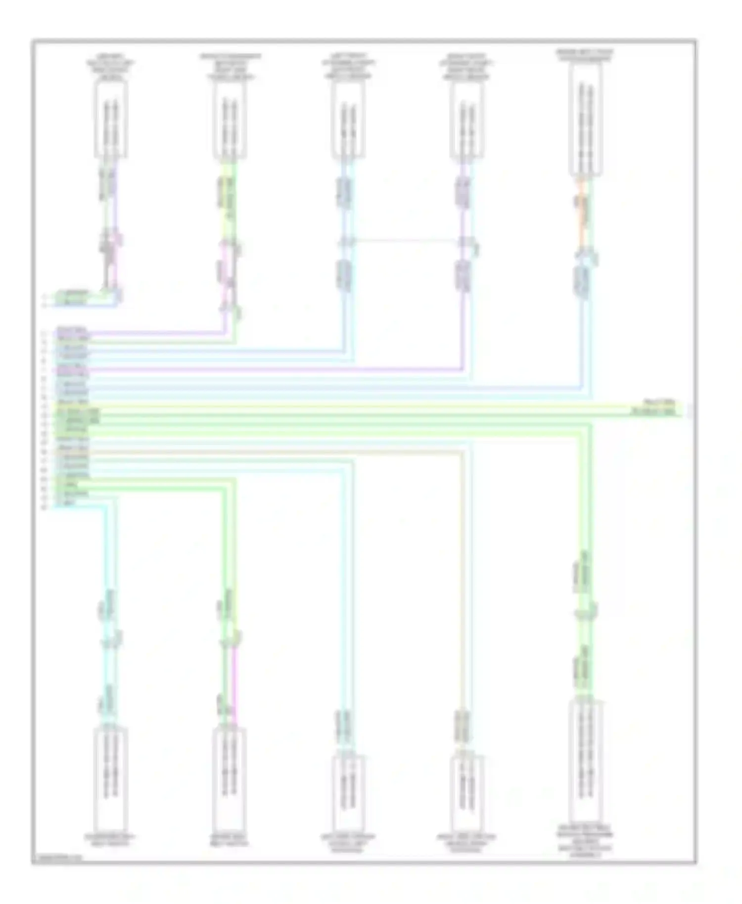 Charger Dodge VI (2010-2014): Supplemental restraints circuit (2 of 3)