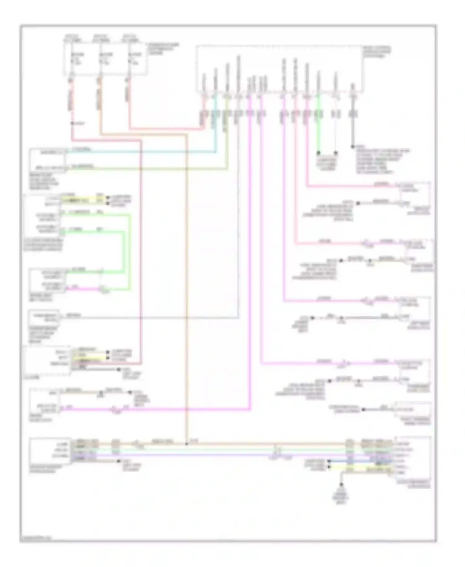 Charger Dodge VI (2010-2014): Chime circuit