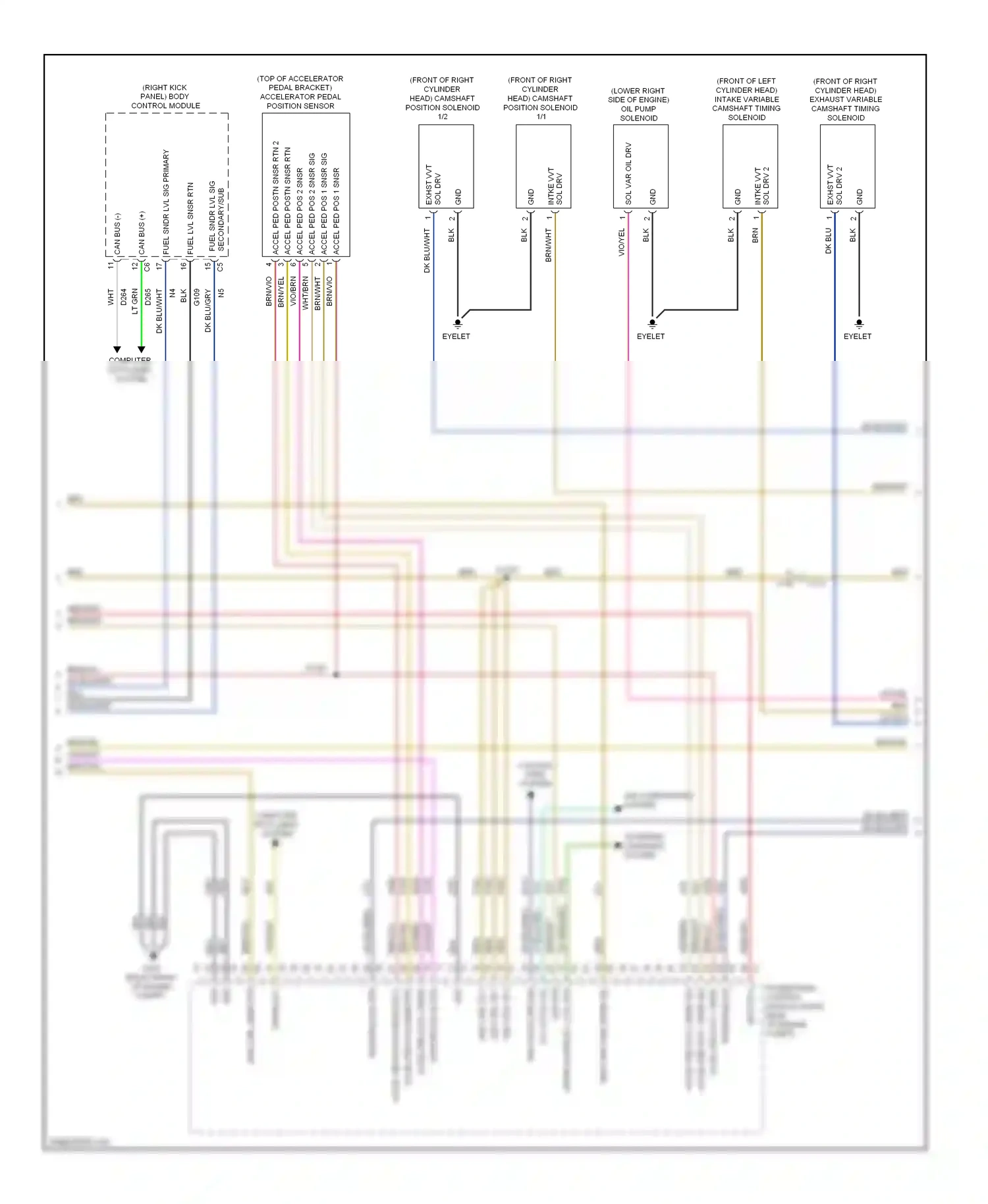 Dodge Charger VI (2010-2014) computer data liens system wiring diagram  (1 of 1)