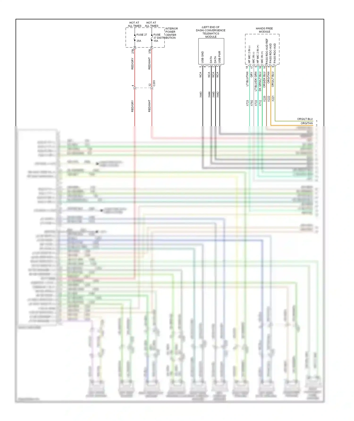 Dodge Charger VI (2010-2014) computer data lines system wiring diagram  (44 of 59)