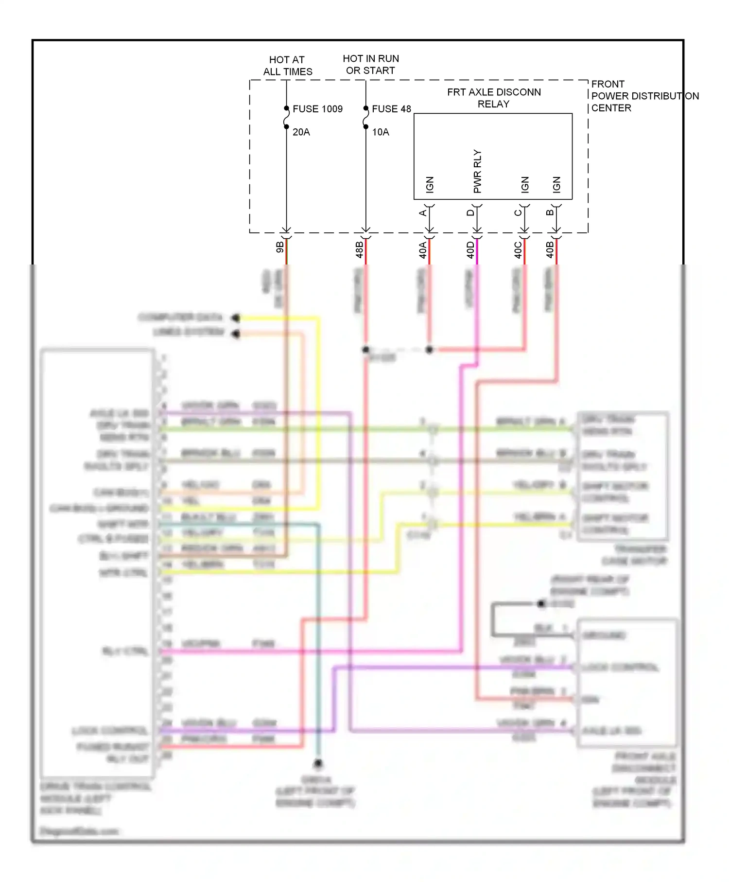 Dodge Charger VI (2010-2014) computer data lines system wiring diagram  (53 of 59)