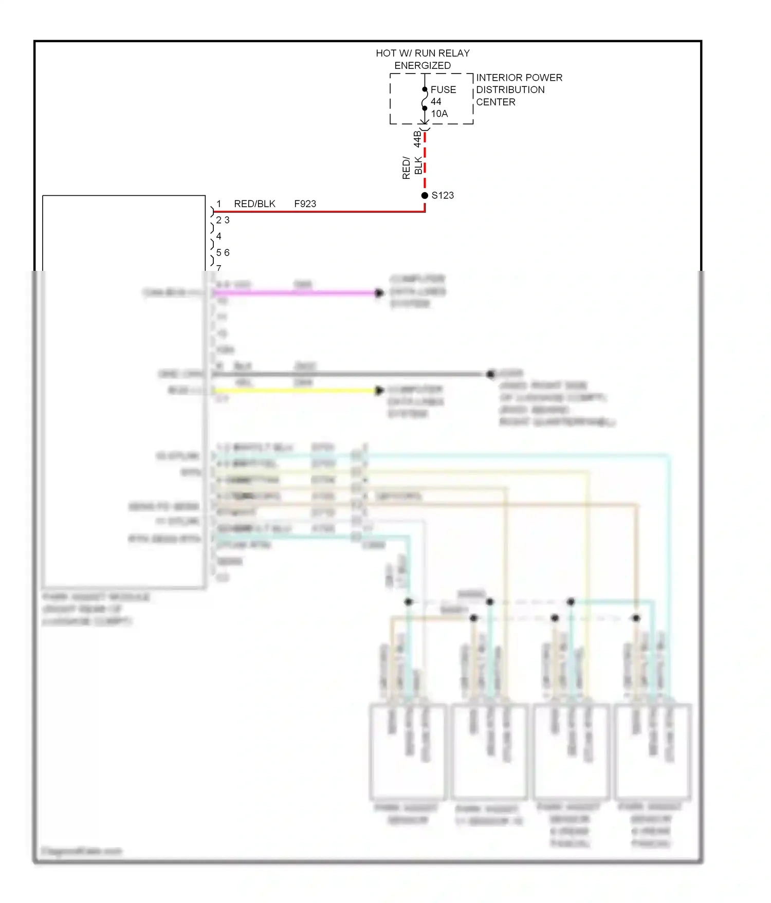Dodge Charger VI (2010-2014) computer data lines system wiring diagram  (37 of 59)