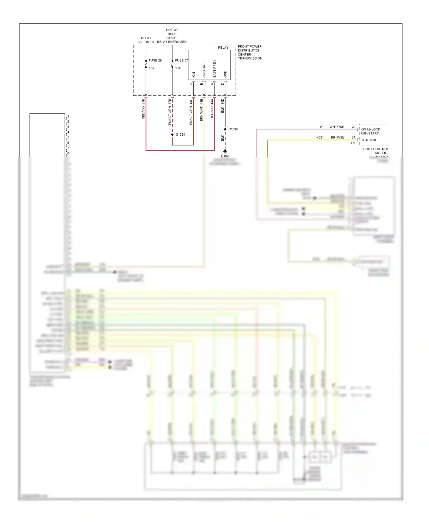 Dodge Charger VI (2010-2014) computer data lines system wiring diagram  (51 of 59)