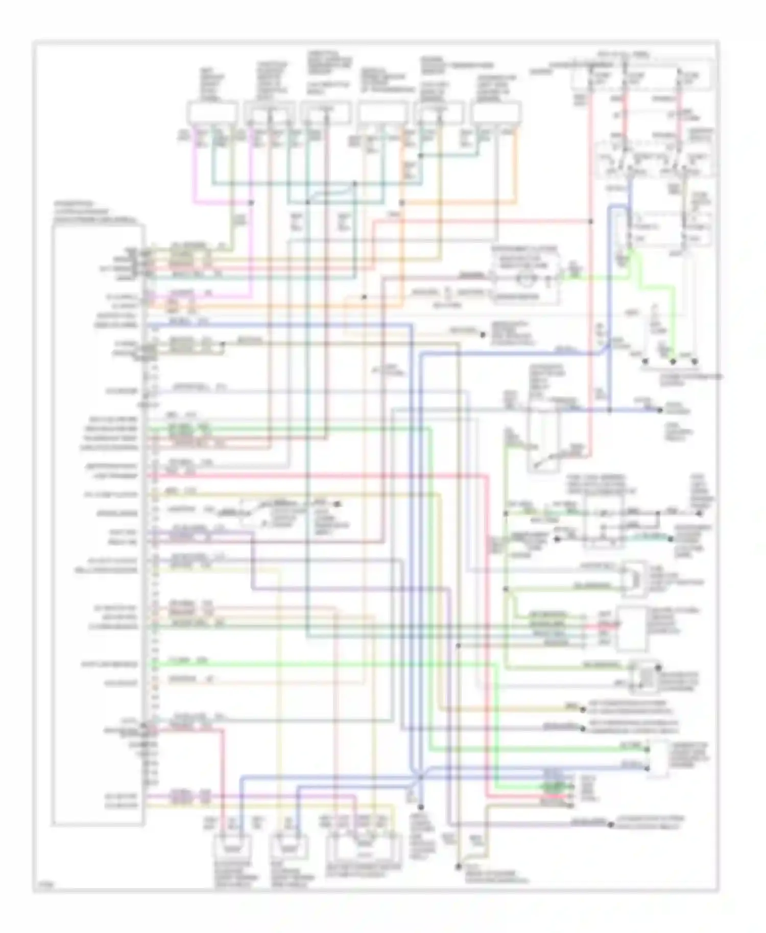 Dakota WS Dodge  (1994-1994): Wiring diagram engine performance 2.5ls