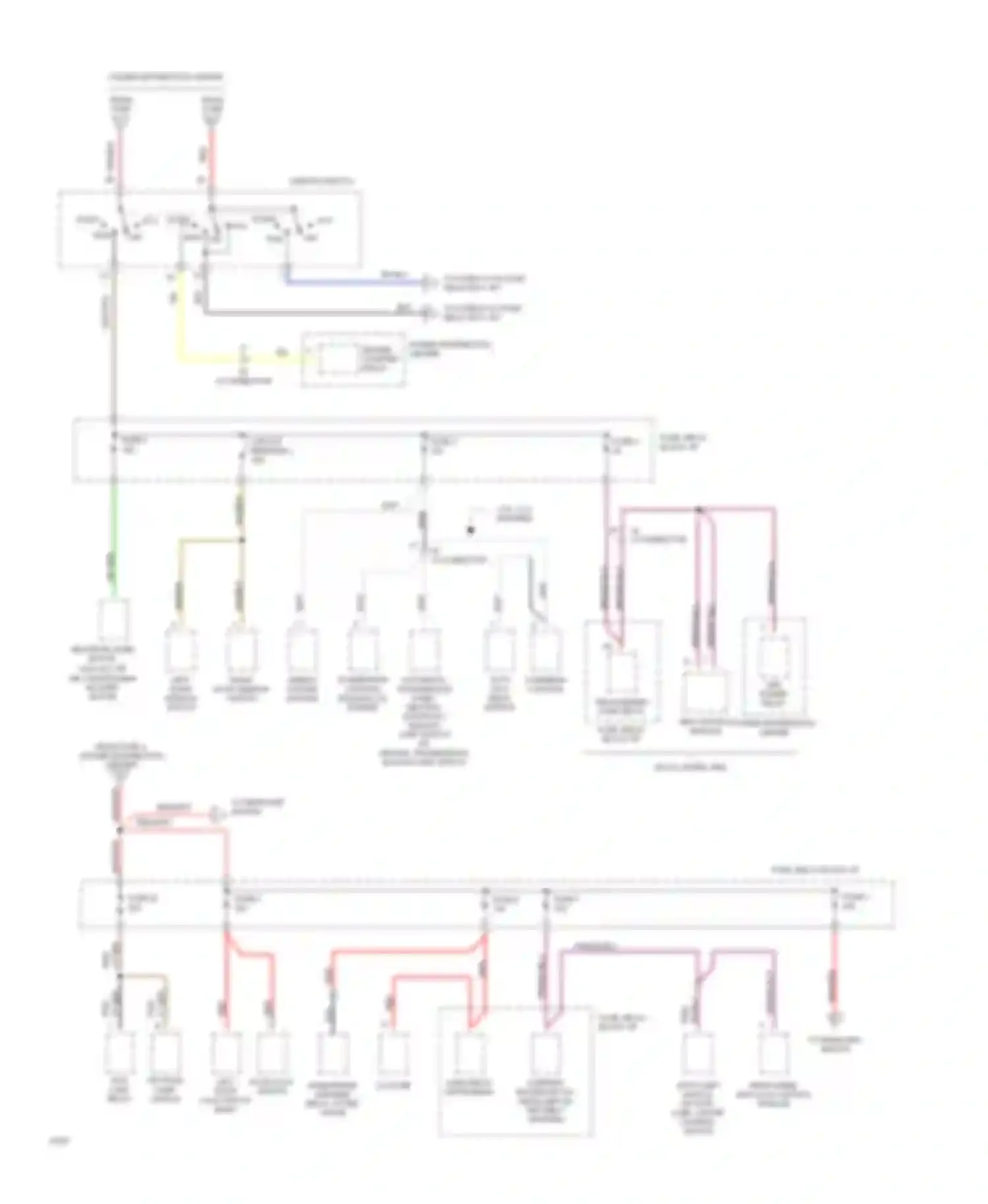 Dakota WS Dodge  (1994-1994): Power distribution circuit (2 of 4)