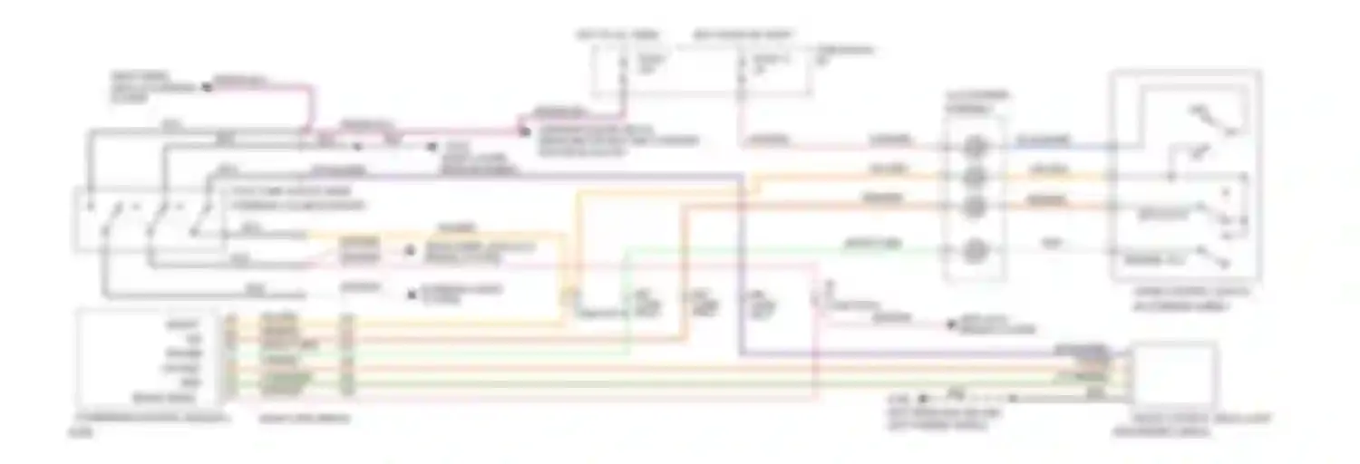 Wiring diagram clockspring assembly for Dodge Dakota  (1989-1994) (1 of 1)