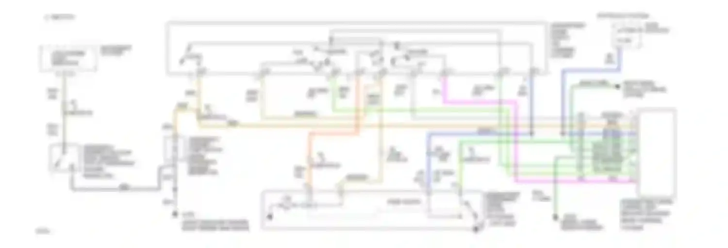 Wiring diagram fuse block:i/p fuse 10 for Dodge Dakota  (1989-1994) (2 of 2)