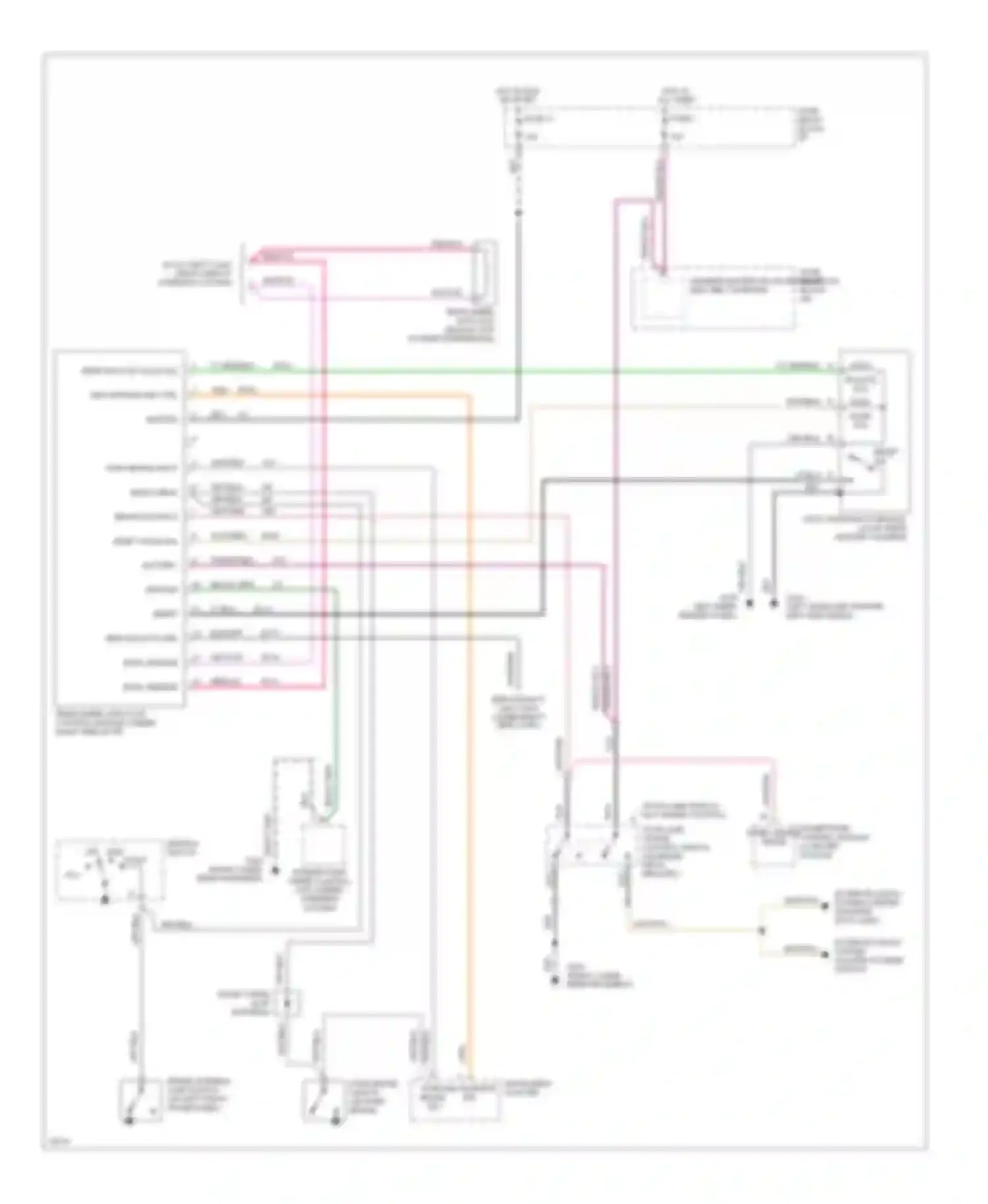 Wiring diagram rwal sensor for Dodge Dakota  (1989-1994) (1 of 1)