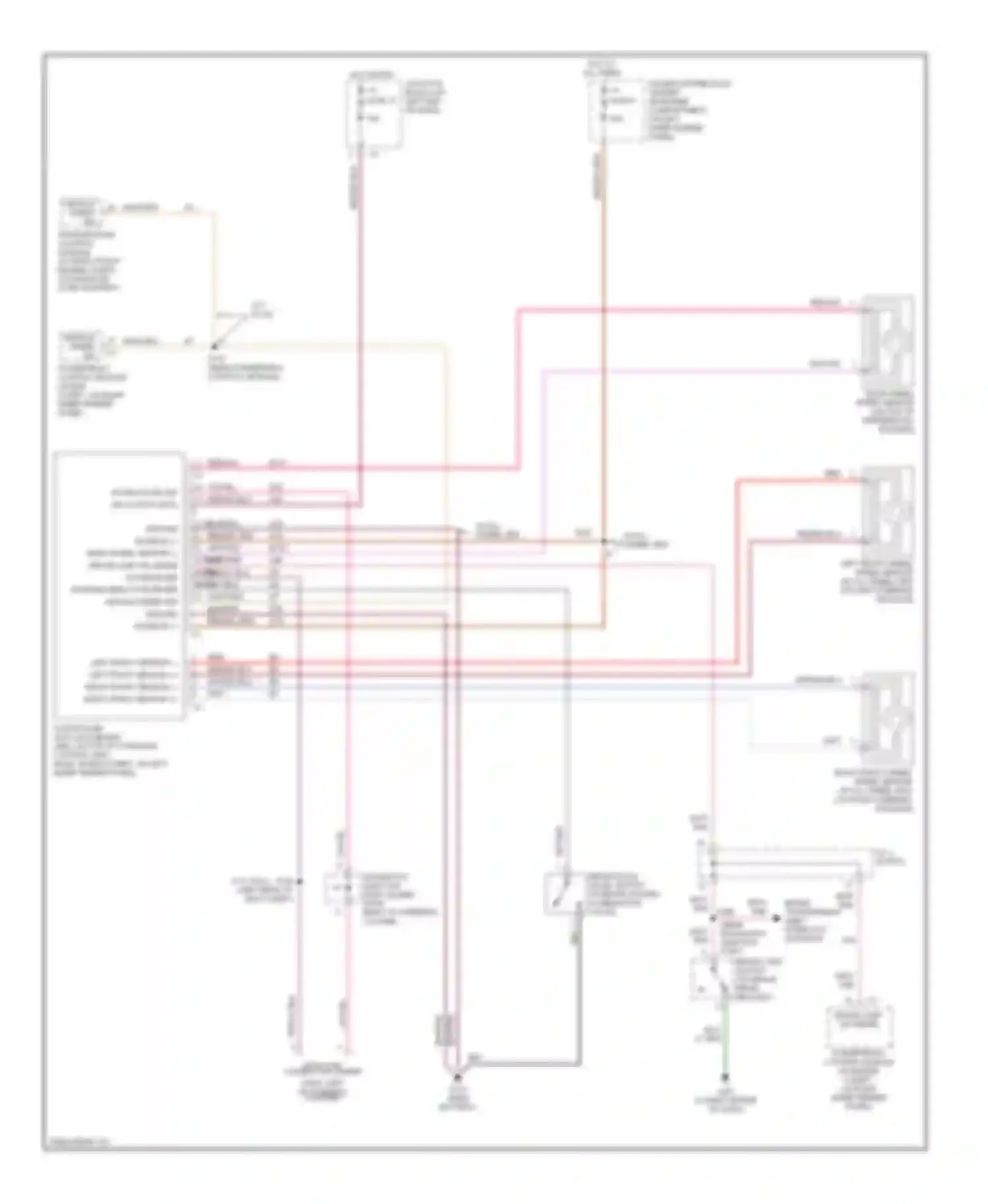 Dakota Dodge II (1997-2004): Anti-lock brake circuits