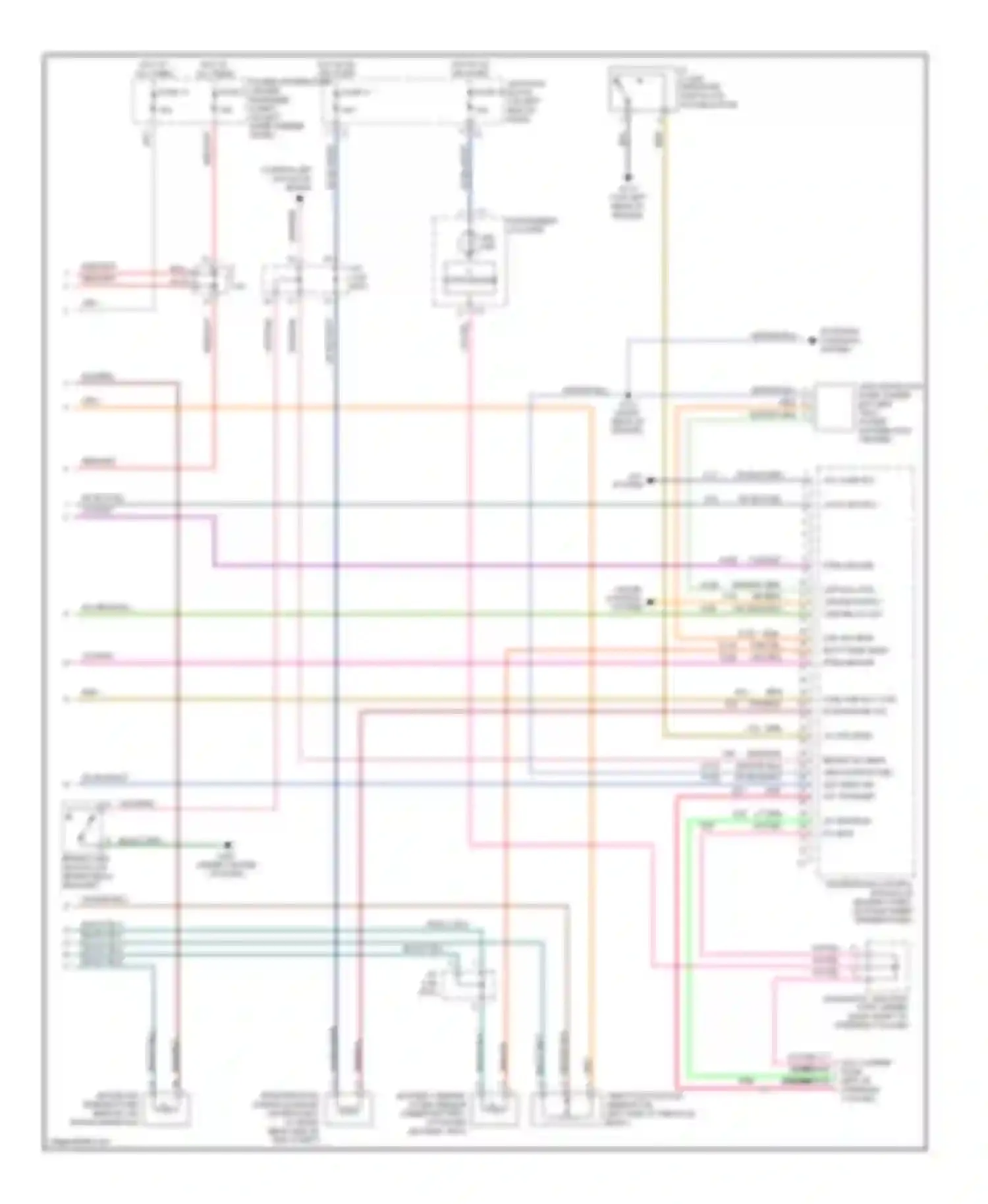 Dakota Dodge II (1997-2004): Wiring diagram engine performance 2.5ls (3 of 3)