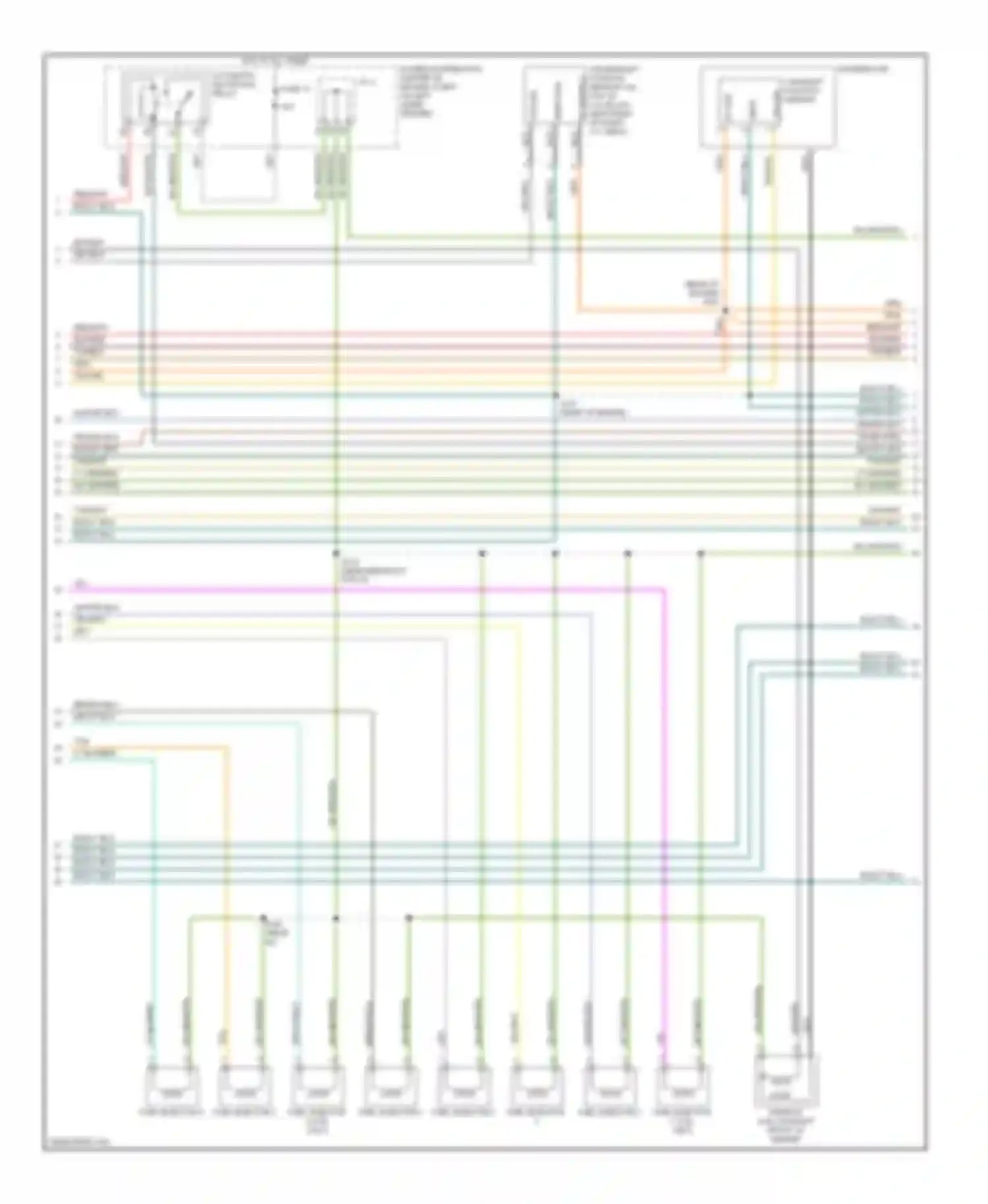 Dakota Dodge II (1997-2004): Wiring diagram engine performance 3.9ls, california (2 of 4)