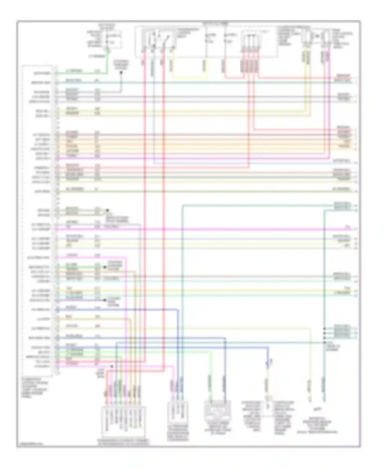 Dakota Dodge II (1997-2004): Wiring diagram engine performance 3.9ls, federal (1 of 4)