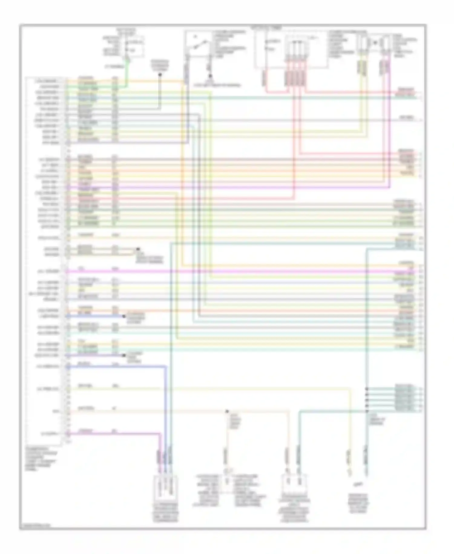 Dakota Dodge II (1997-2004): Wiring diagram engine performance 4.7ls, california (1 of 4)