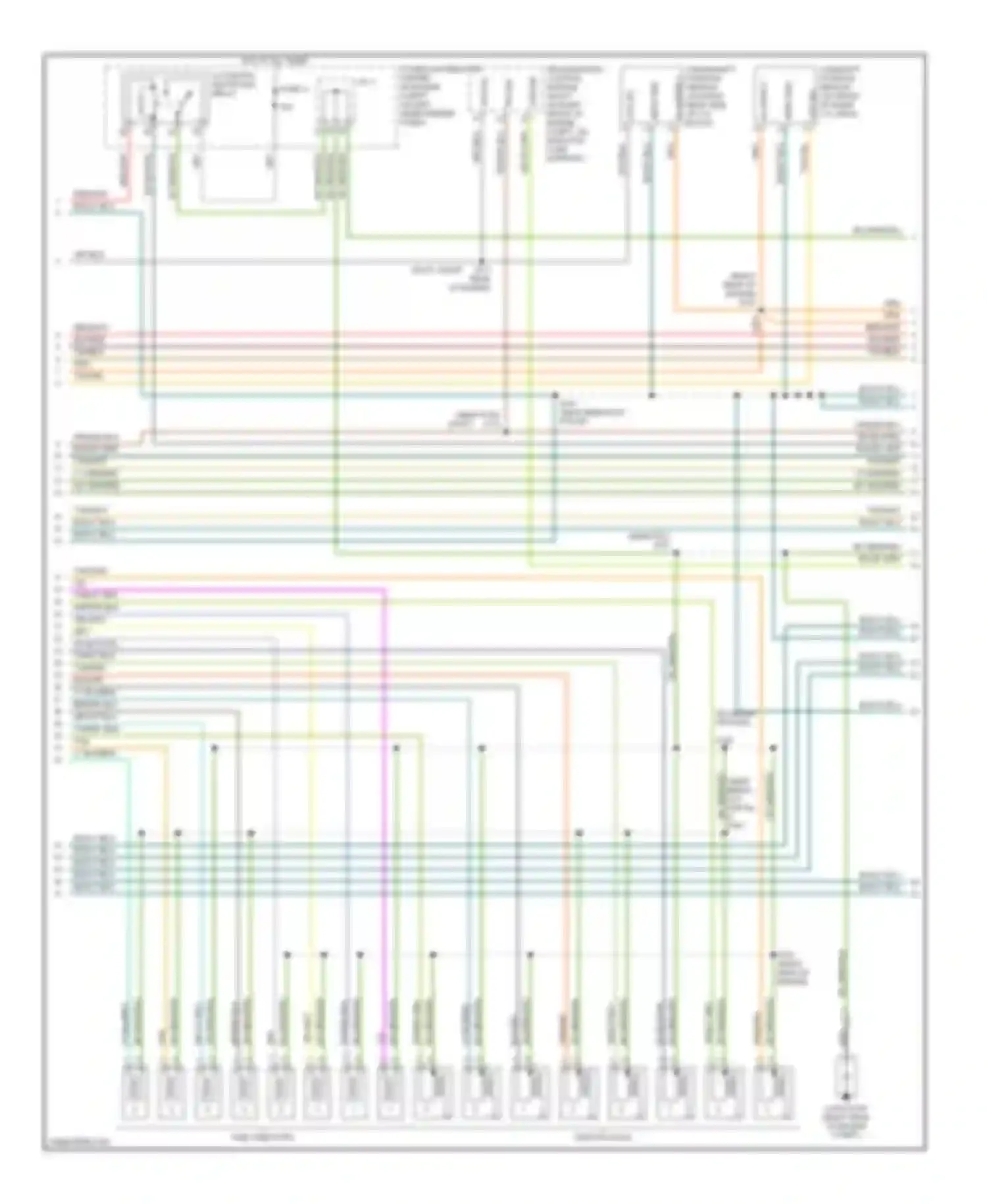 Dakota Dodge II (1997-2004): Wiring diagram engine performance 4.7ls, california (2 of 4)