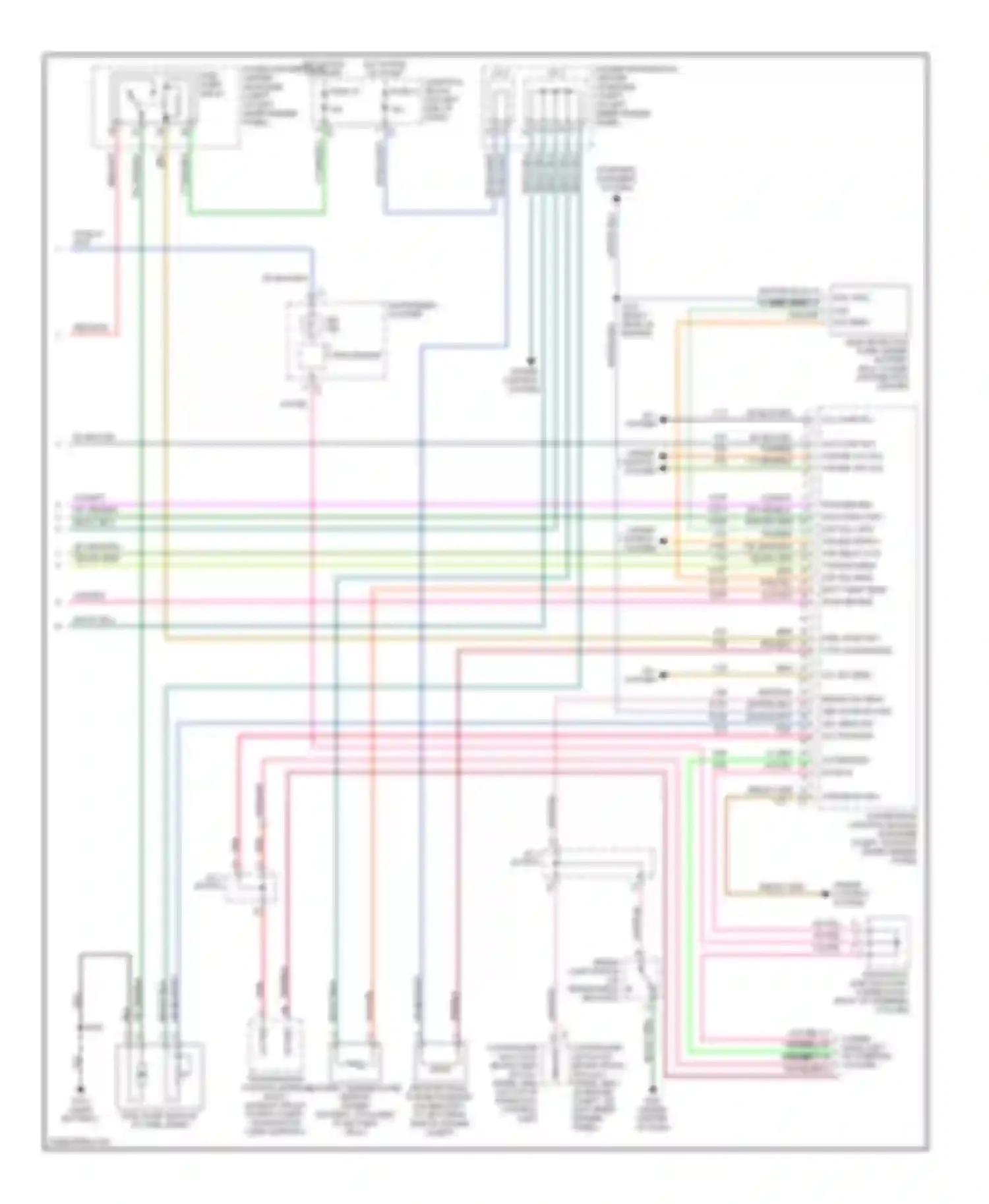 Dakota Dodge II (1997-2004): Wiring diagram engine performance 4.7ls, california (4 of 4)