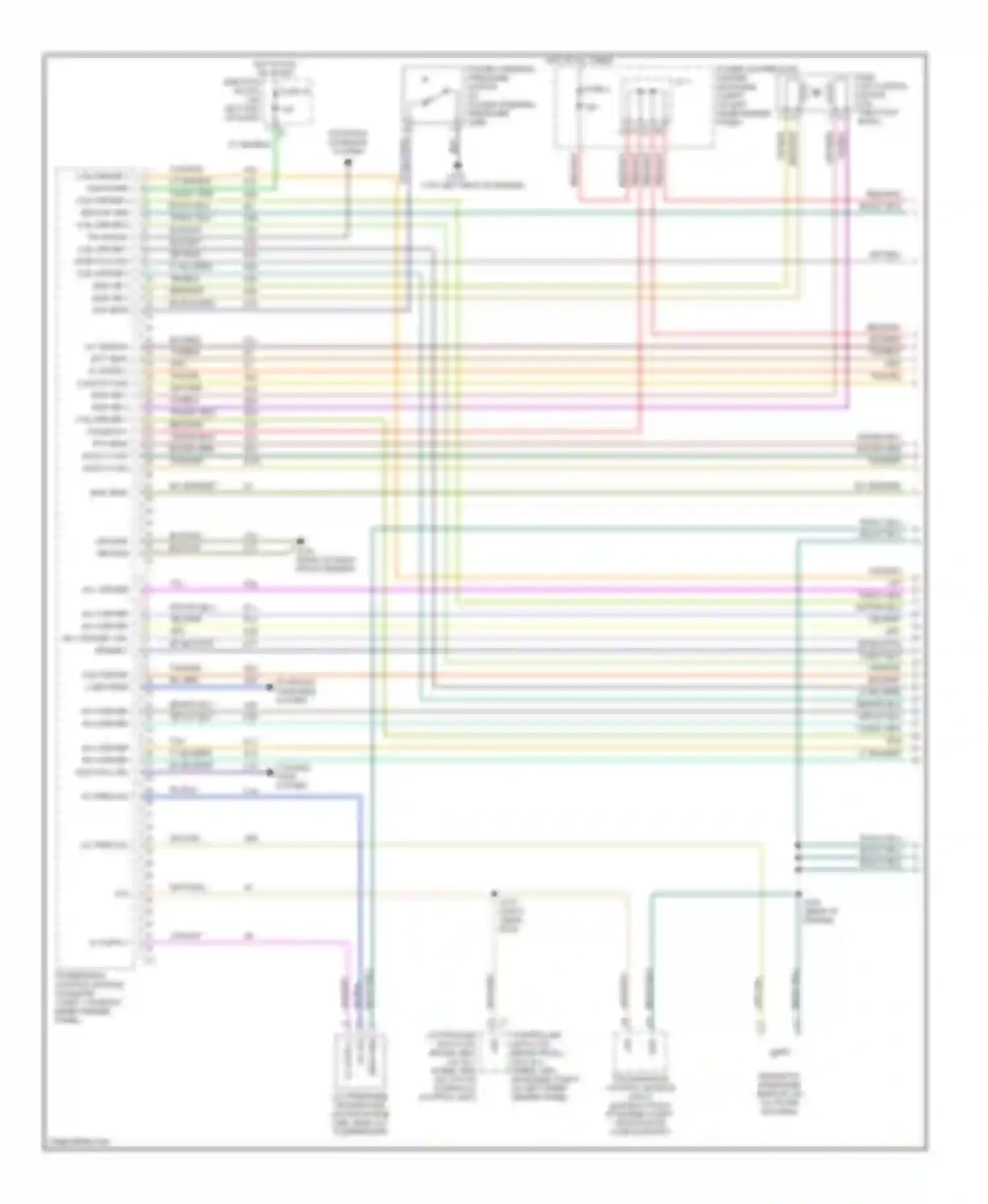 Dakota Dodge II (1997-2004): Wiring diagram engine performance 4.7ls, federal (1 of 4)