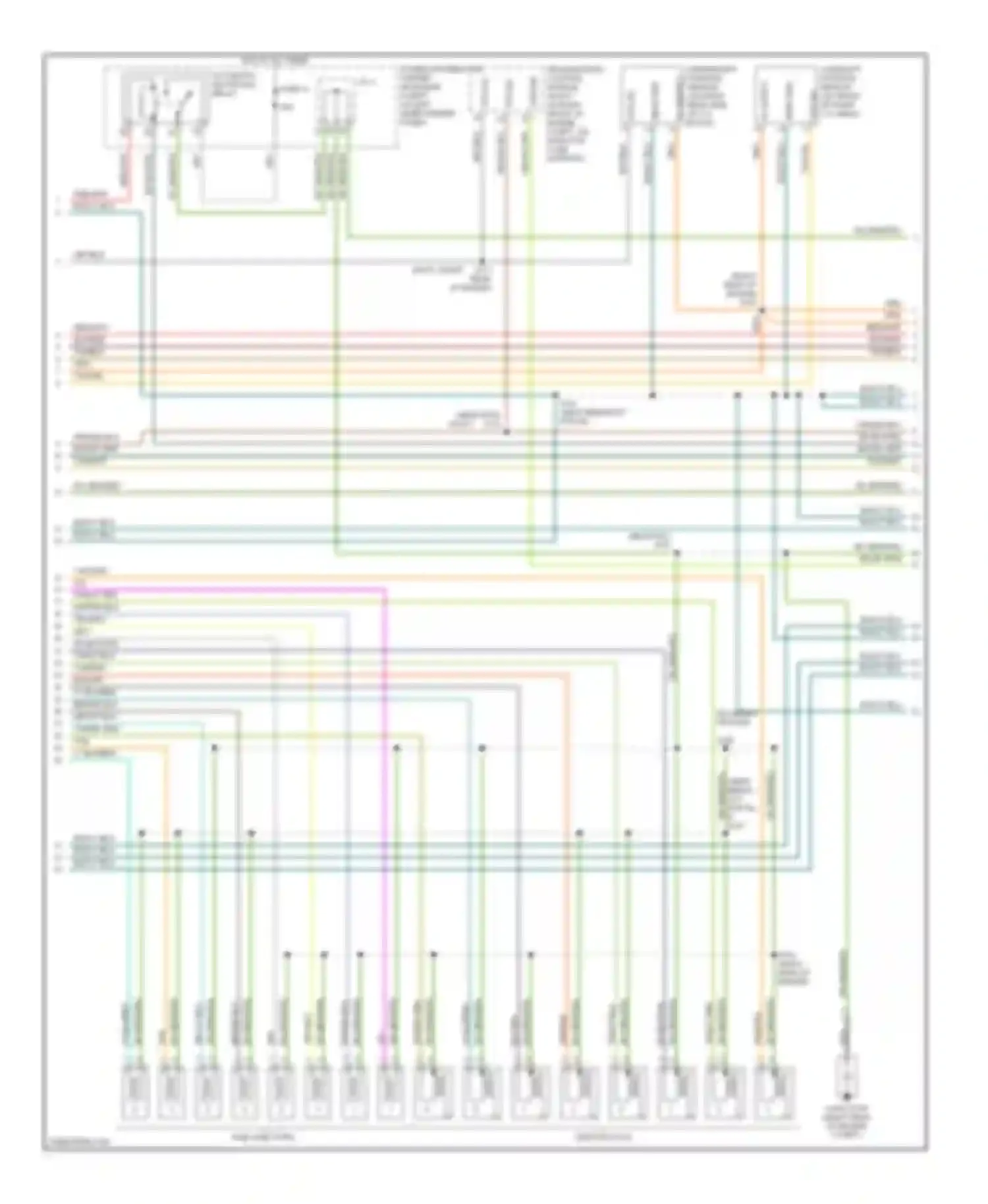 Dakota Dodge II (1997-2004): Wiring diagram engine performance 4.7ls, federal (2 of 4)