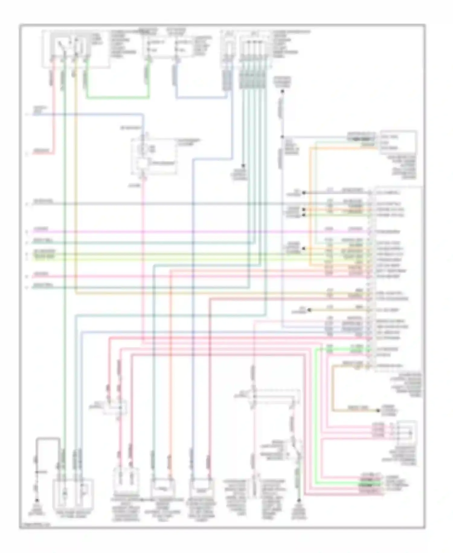 Dakota Dodge II (1997-2004): Wiring diagram engine performance 4.7ls, federal (4 of 4)