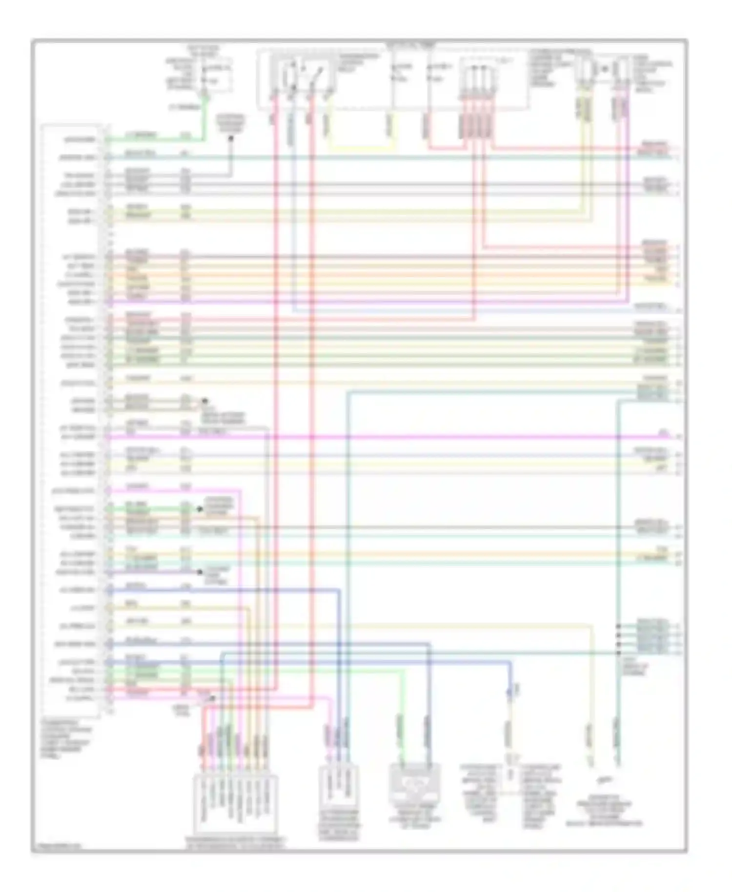 Dakota Dodge II (1997-2004): Wiring diagram engine performance 5.9ls, california (1 of 4)
