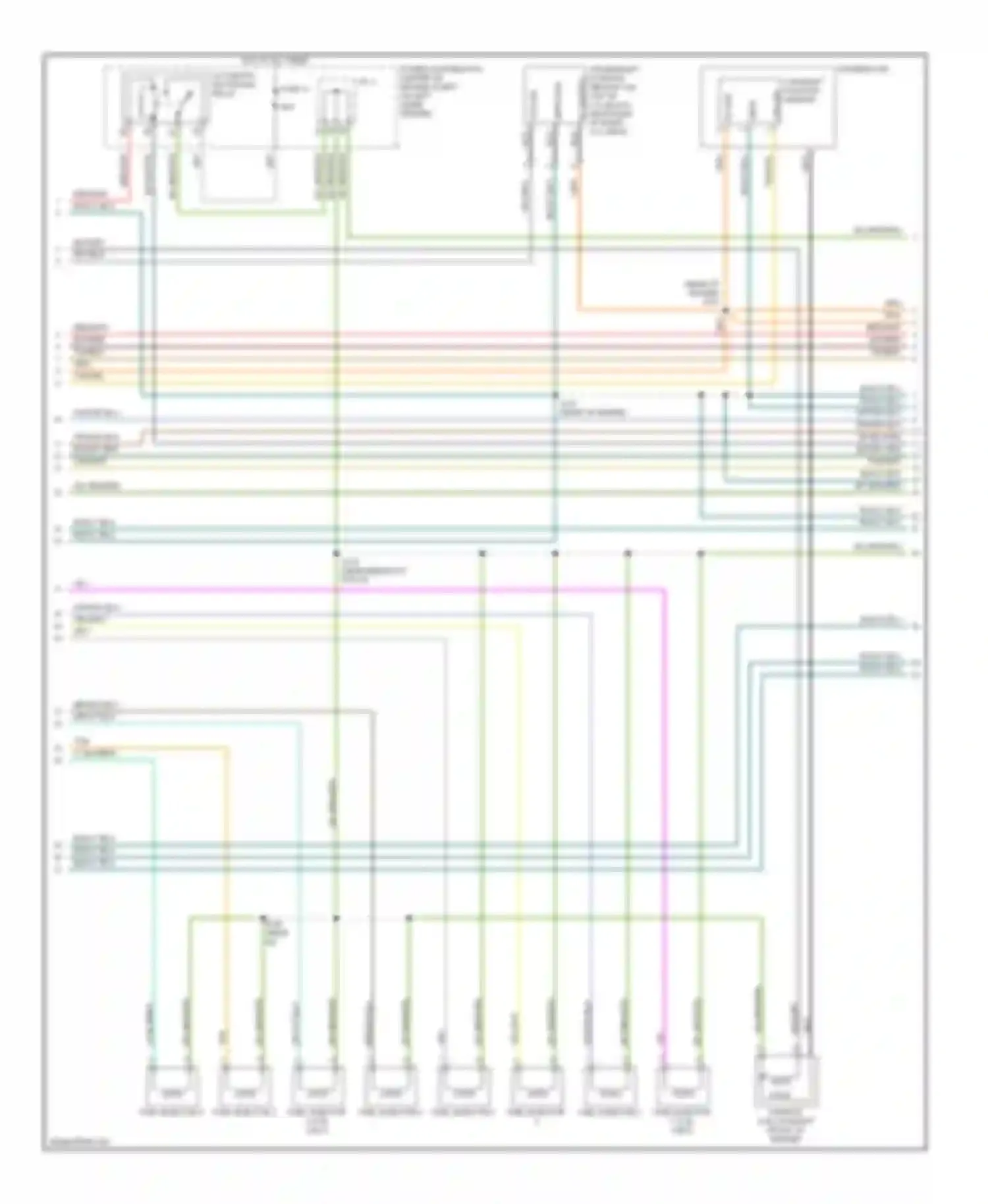Dakota Dodge II (1997-2004): Wiring diagram engine performance 5.9ls, federal (2 of 4)