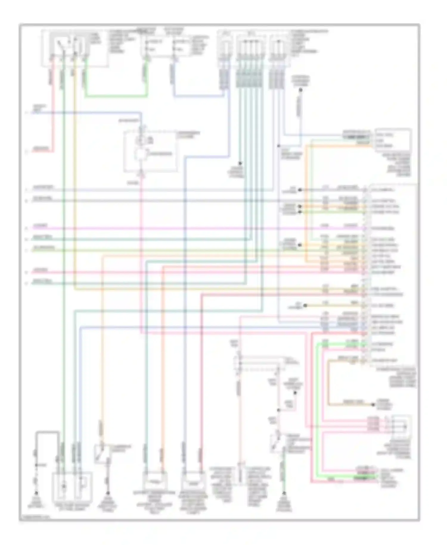 Dakota Dodge II (1997-2004): Wiring diagram engine performance 5.9ls, federal (4 of 4)