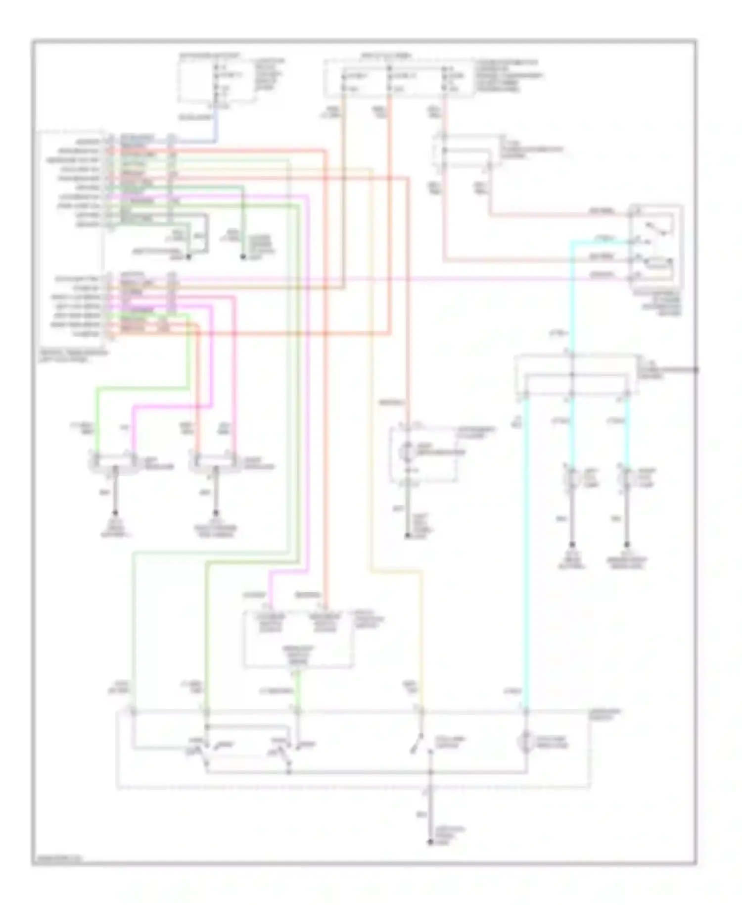 Dakota Dodge II (1997-2004): Headlight circuit