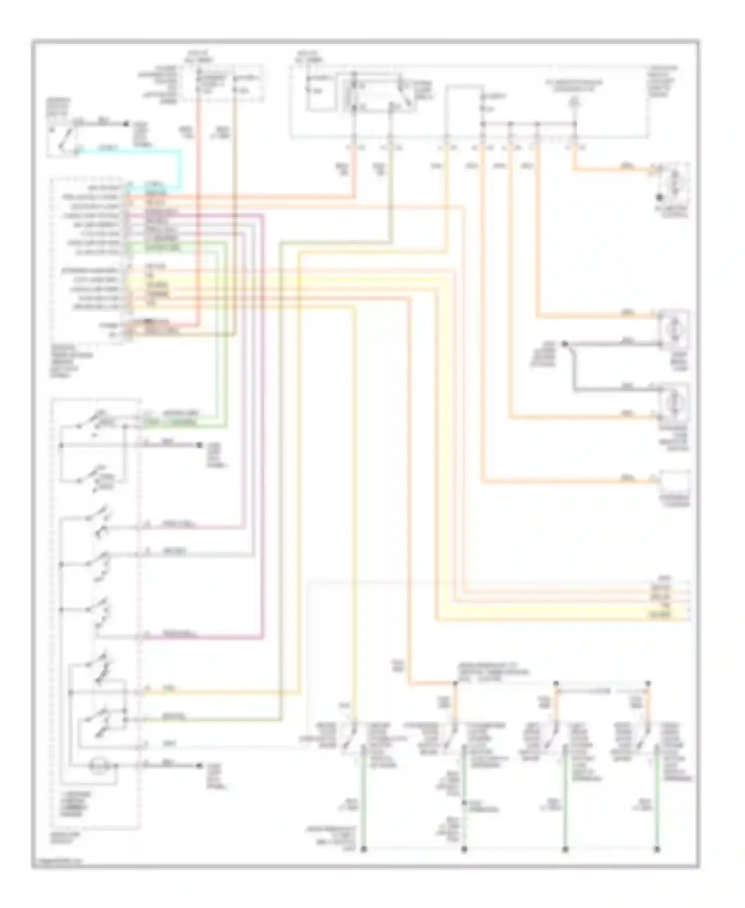 Dakota Dodge II (1997-2004): Interior light circuit (1 of 2)