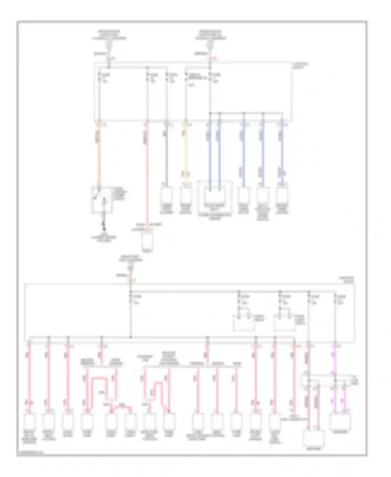Dakota Dodge II (1997-2004): Power distribution circuit (3 of 3)