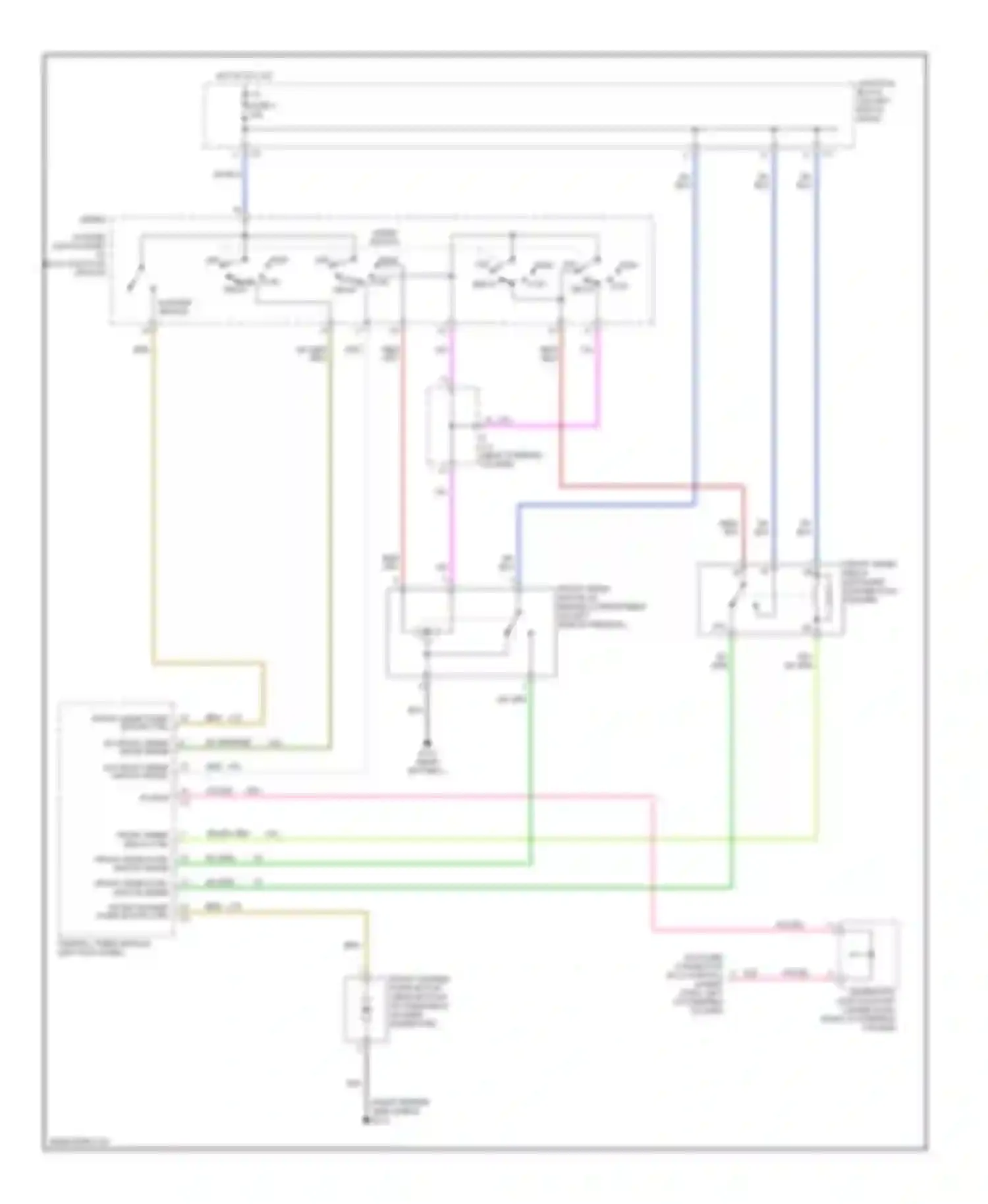 Dakota Dodge II (1997-2004): Wiper/washer circuit