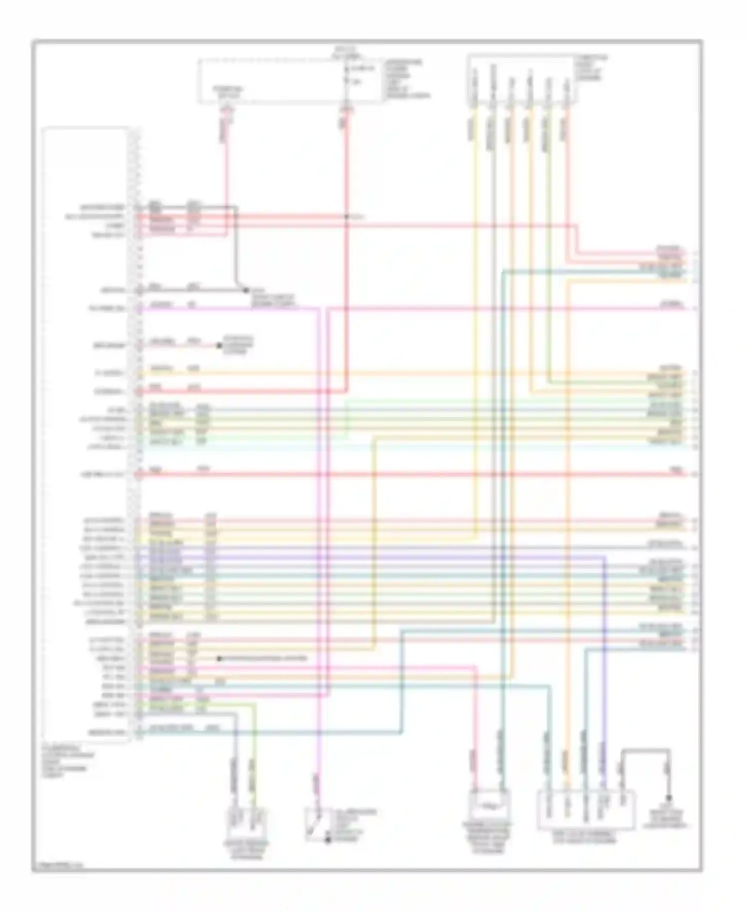 Dakota Dodge III facelift (2007-2011): Wiring diagram engine performance 3.7l (1 of 5)